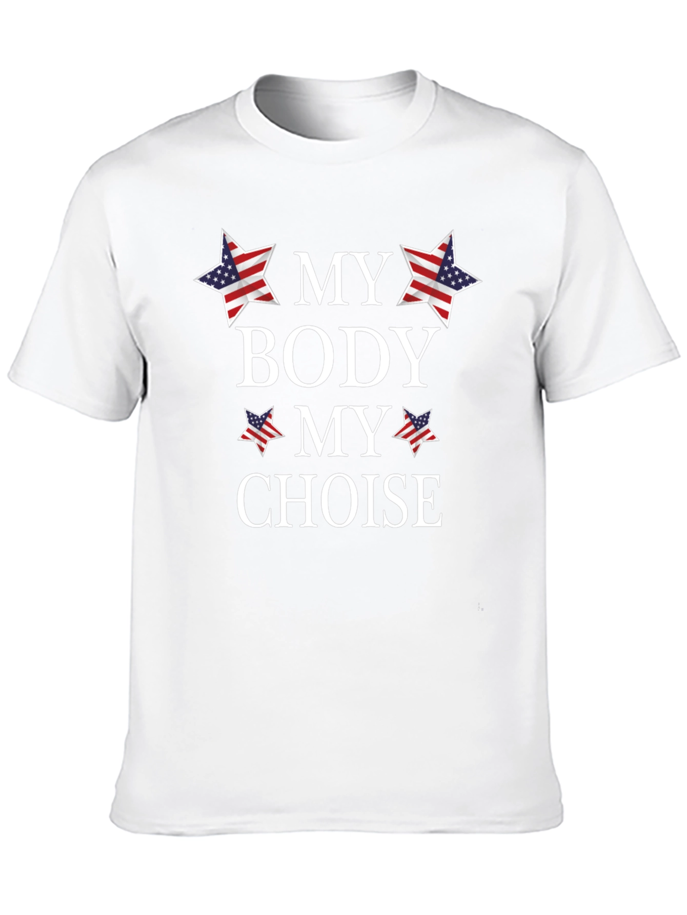 My Body My Choice Patriotic Graphic Tee