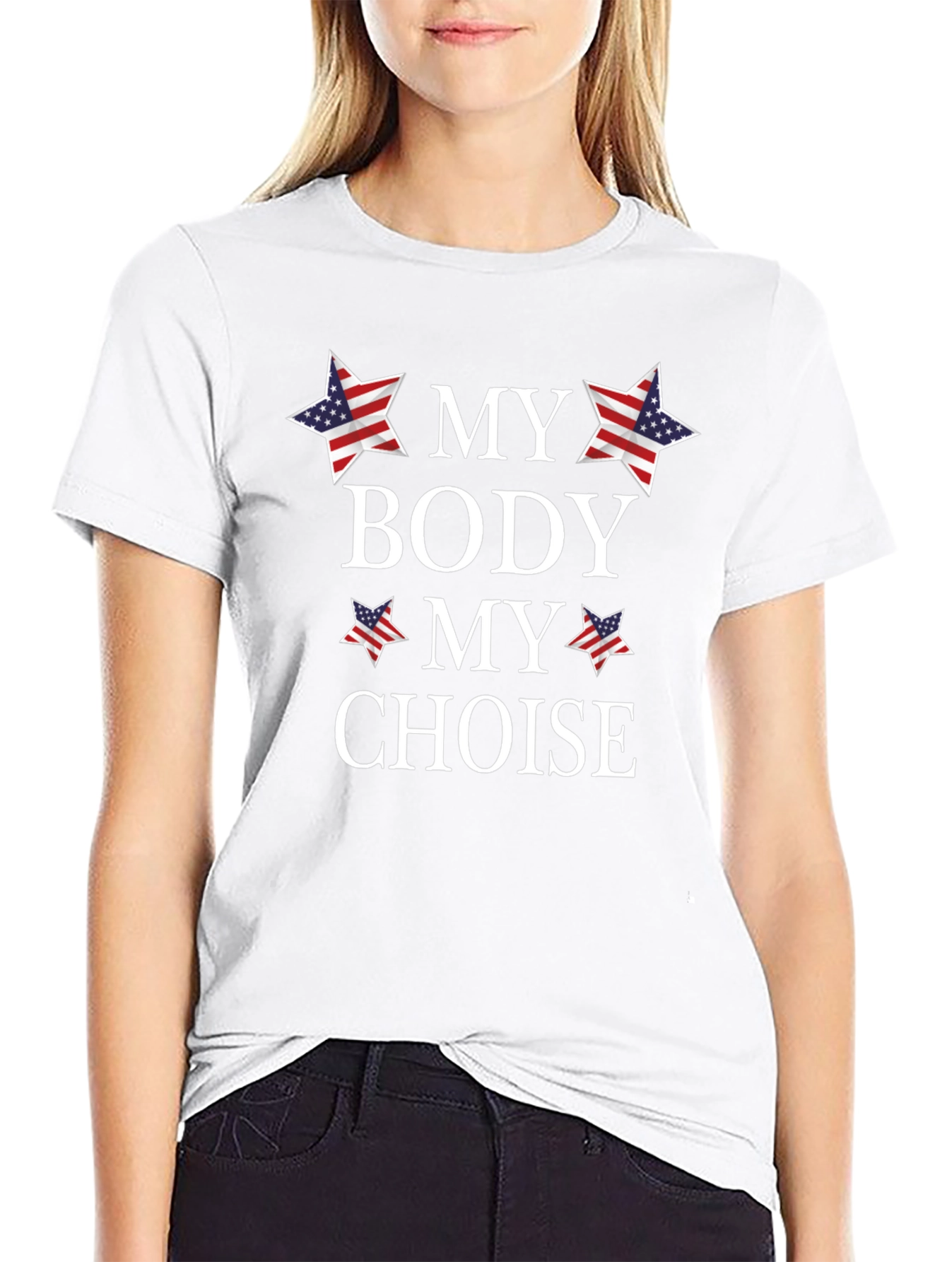 My Body My Choice Patriotic Graphic Tee