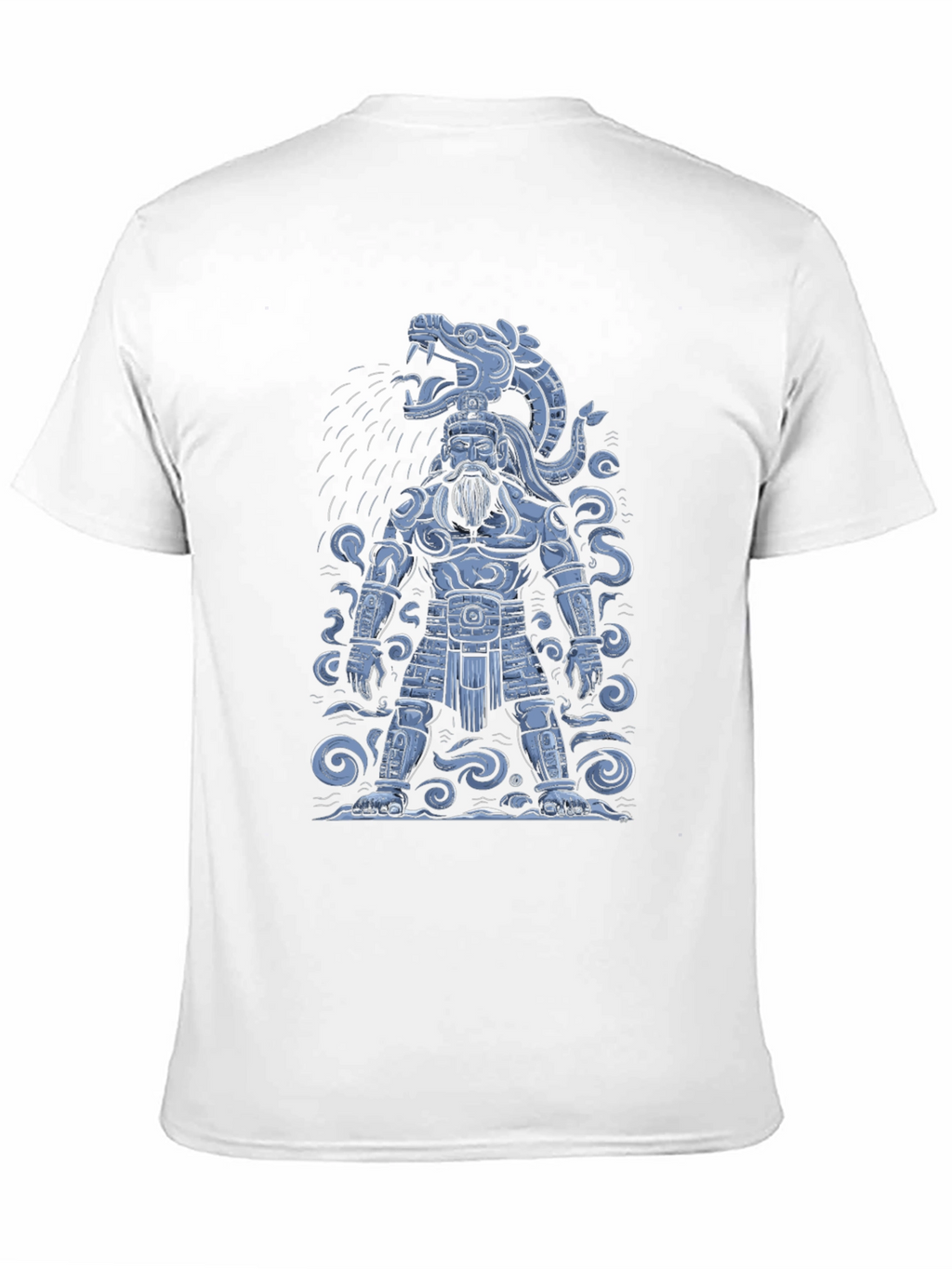 Aztec Warrior Graphic T-Shirt - Black