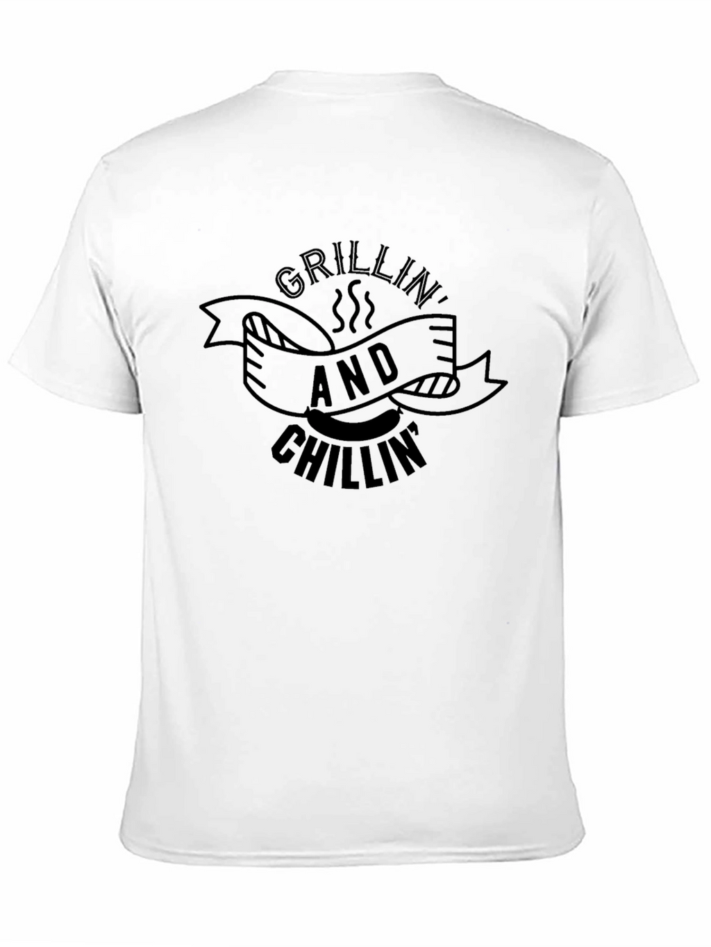 Grillin and Chillin Black T-Shirt
