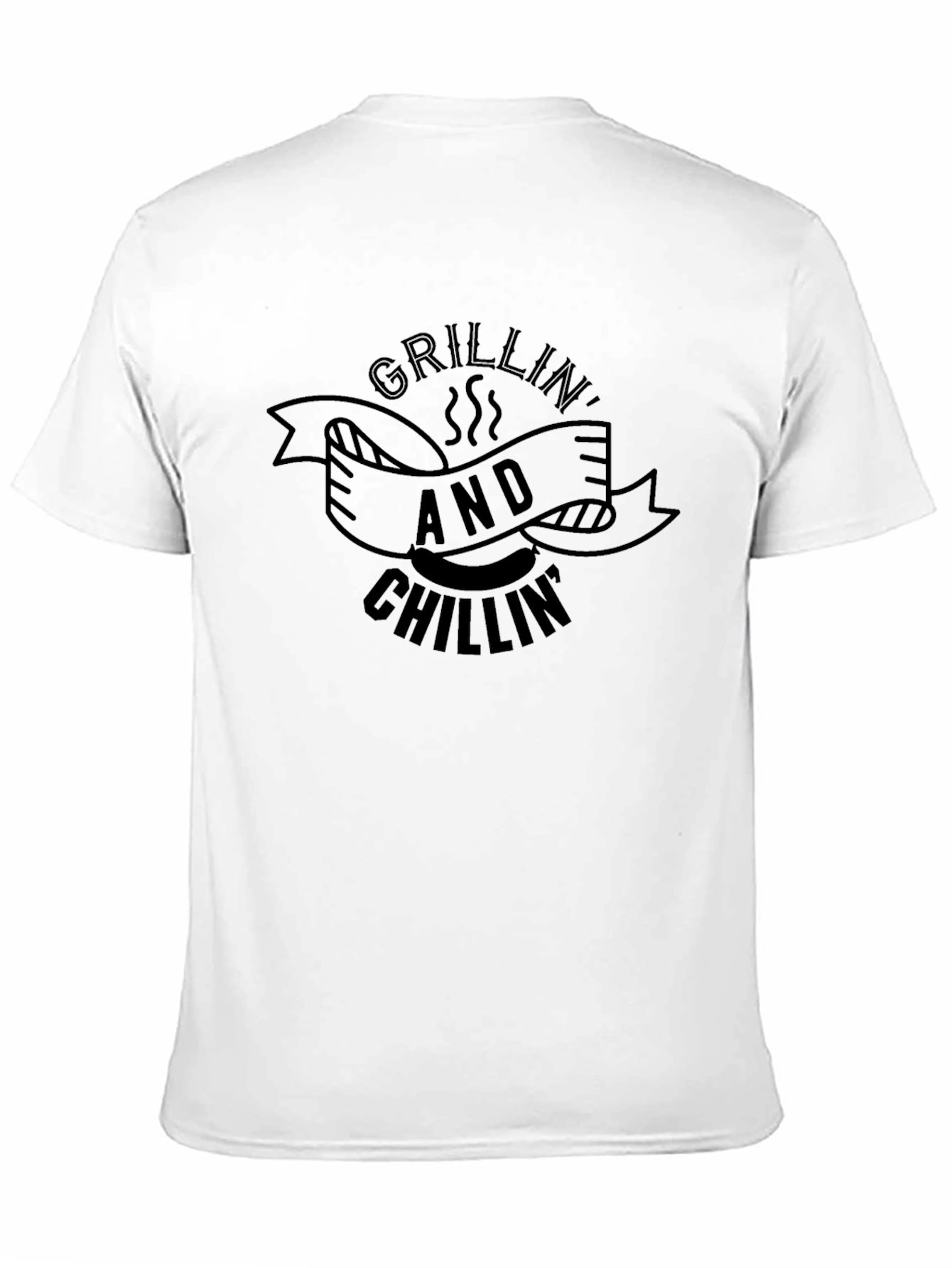 Grillin and Chillin Black T-Shirt