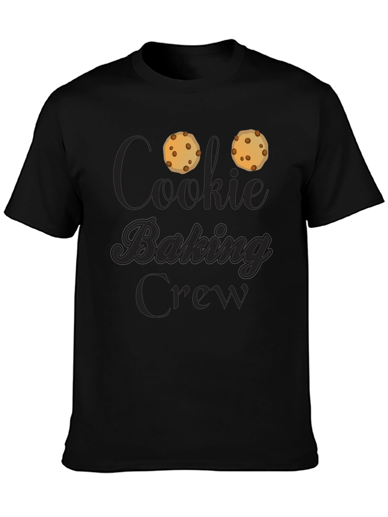 Cookie Baking Crew Black T-Shirt