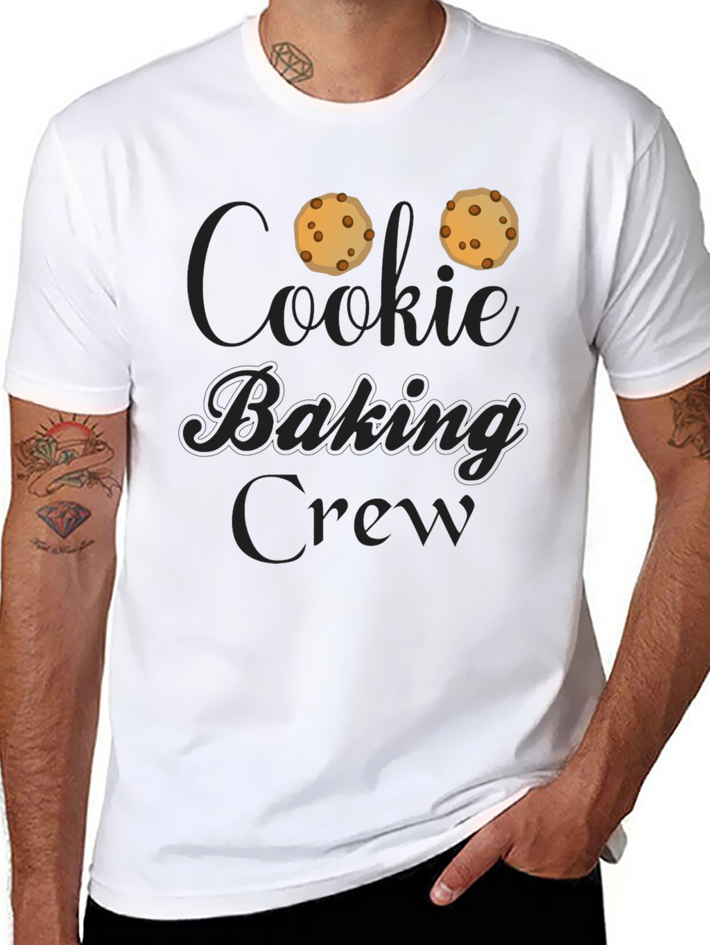 Cookie Baking Crew Black T-Shirt