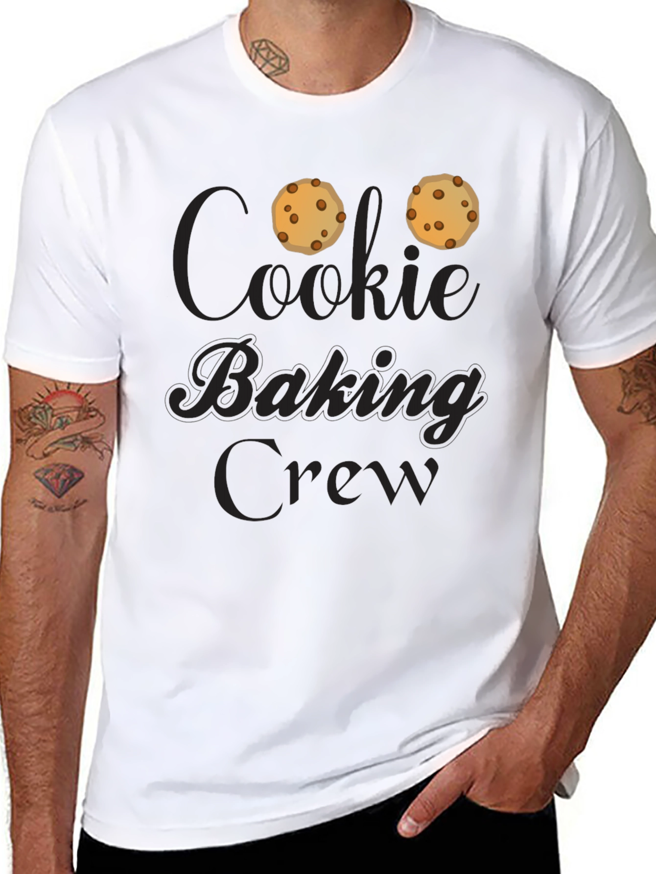 Cookie Baking Crew Black T-Shirt