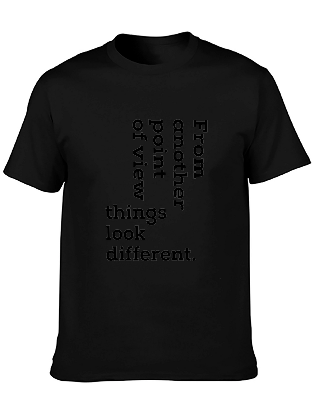 Perspective Graphic Tee - Things Look Different