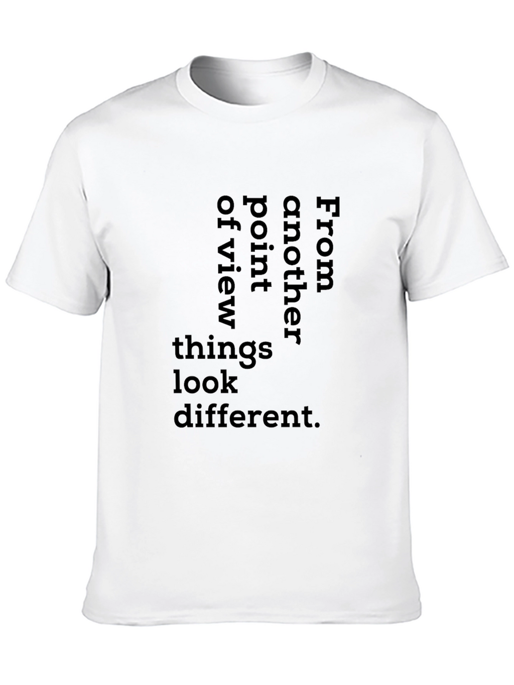 Perspective Graphic Tee - Things Look Different