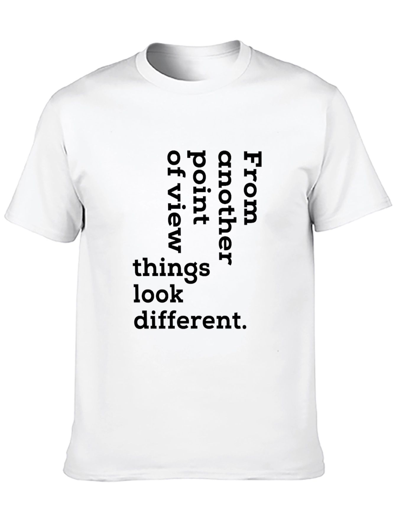 Perspective Graphic Tee - Things Look Different