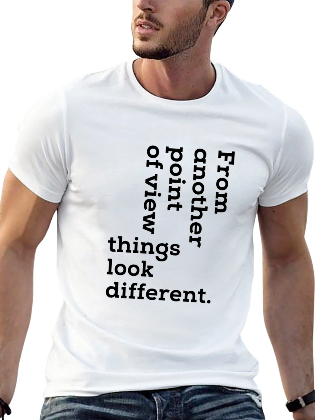 Perspective Graphic Tee - Things Look Different