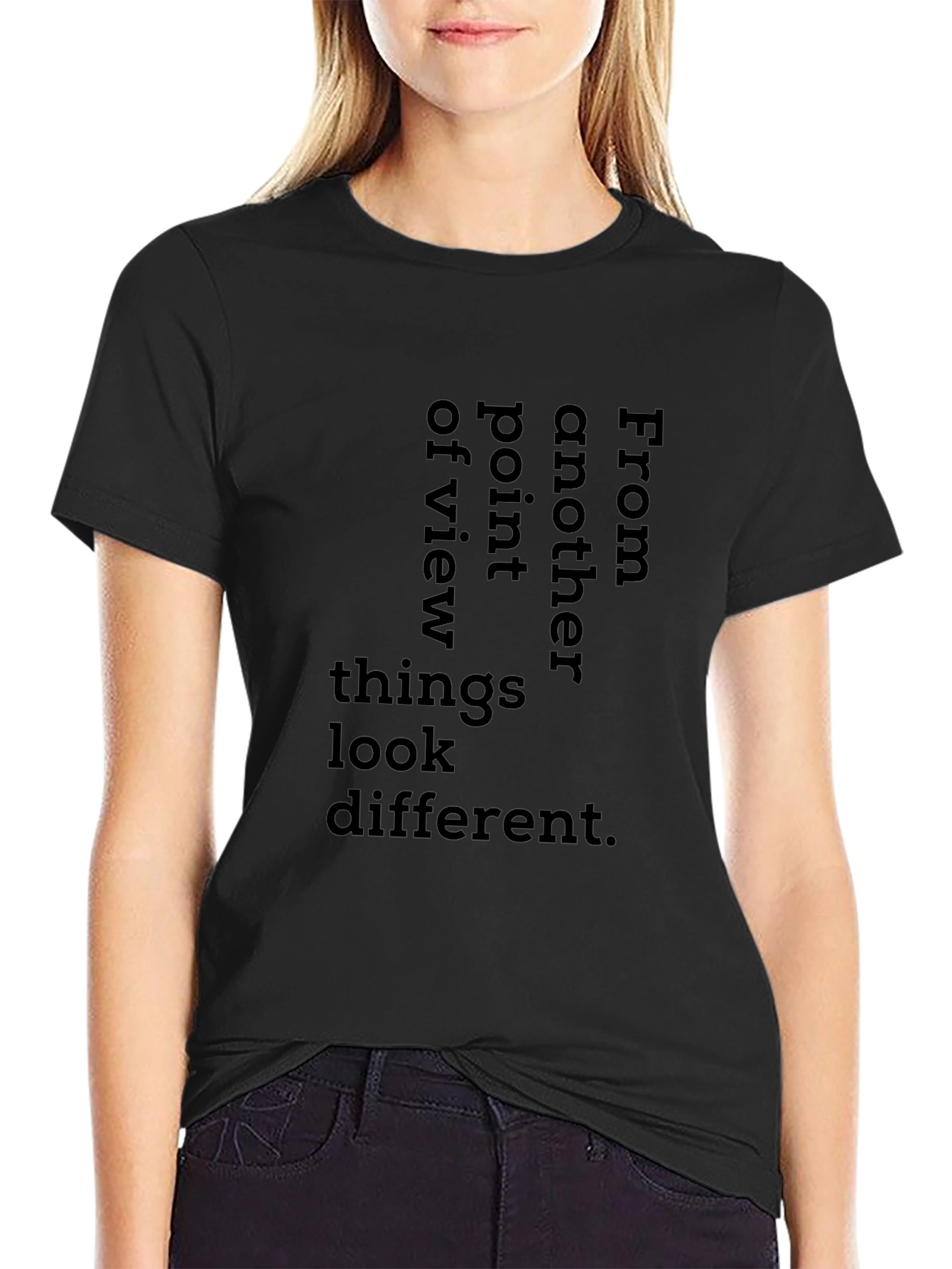 Perspective Graphic Tee - Things Look Different