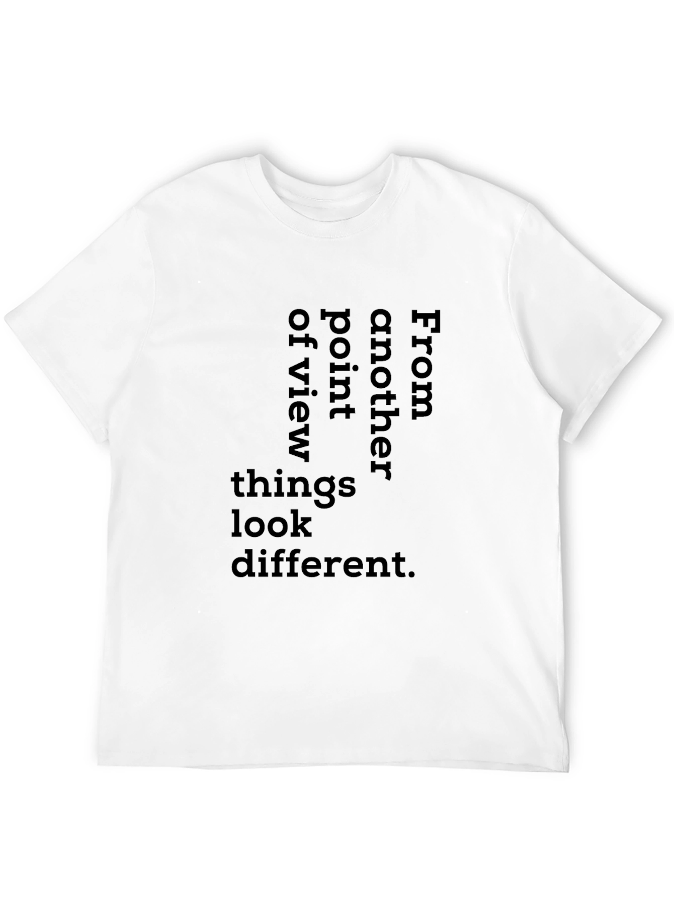 Perspective Graphic Tee - Things Look Different