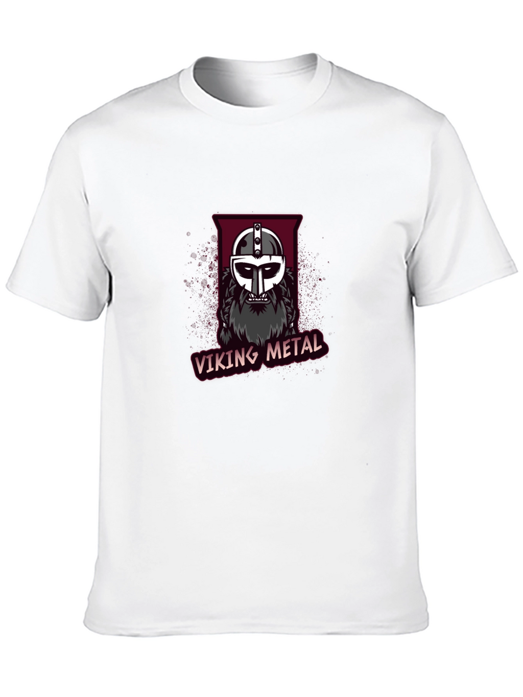 Viking Metal Graphic Tee - Black Cotton T-Shirt