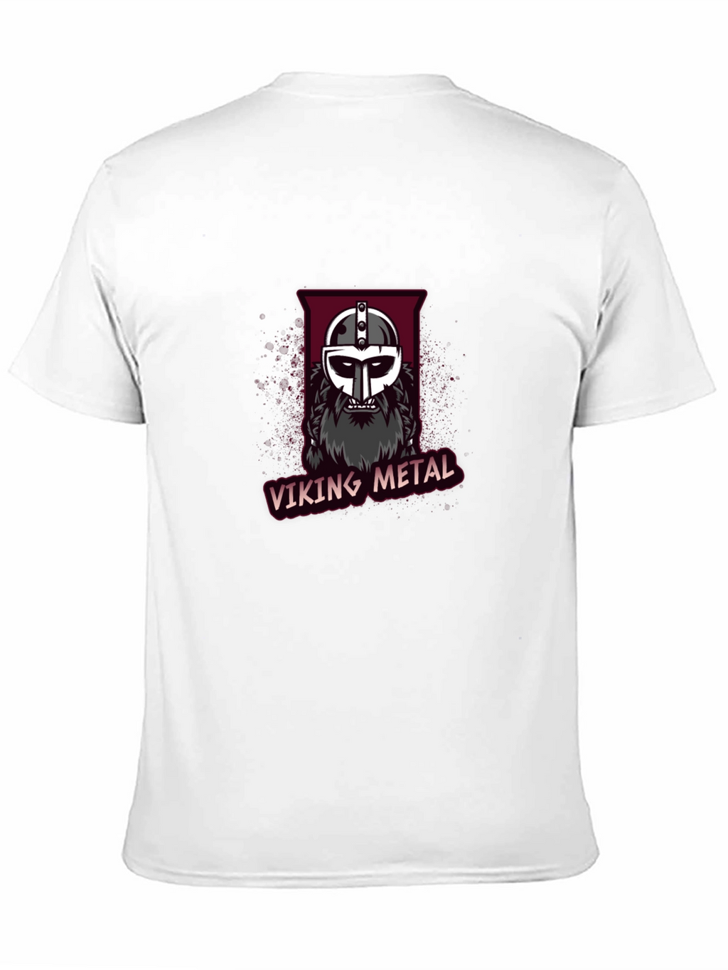 Viking Metal Graphic Tee - Black Cotton T-Shirt