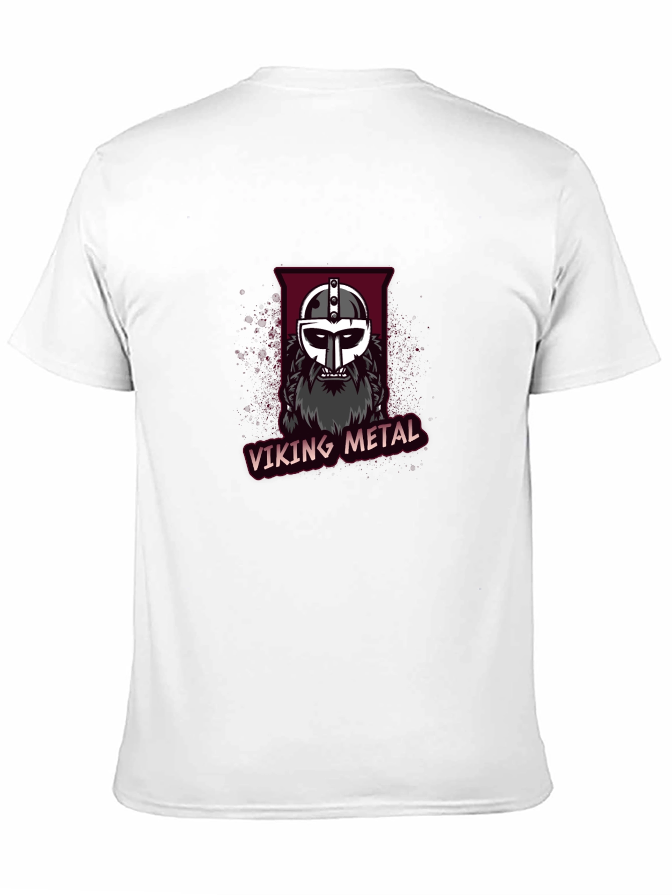 Viking Metal Graphic Tee - Black Cotton T-Shirt