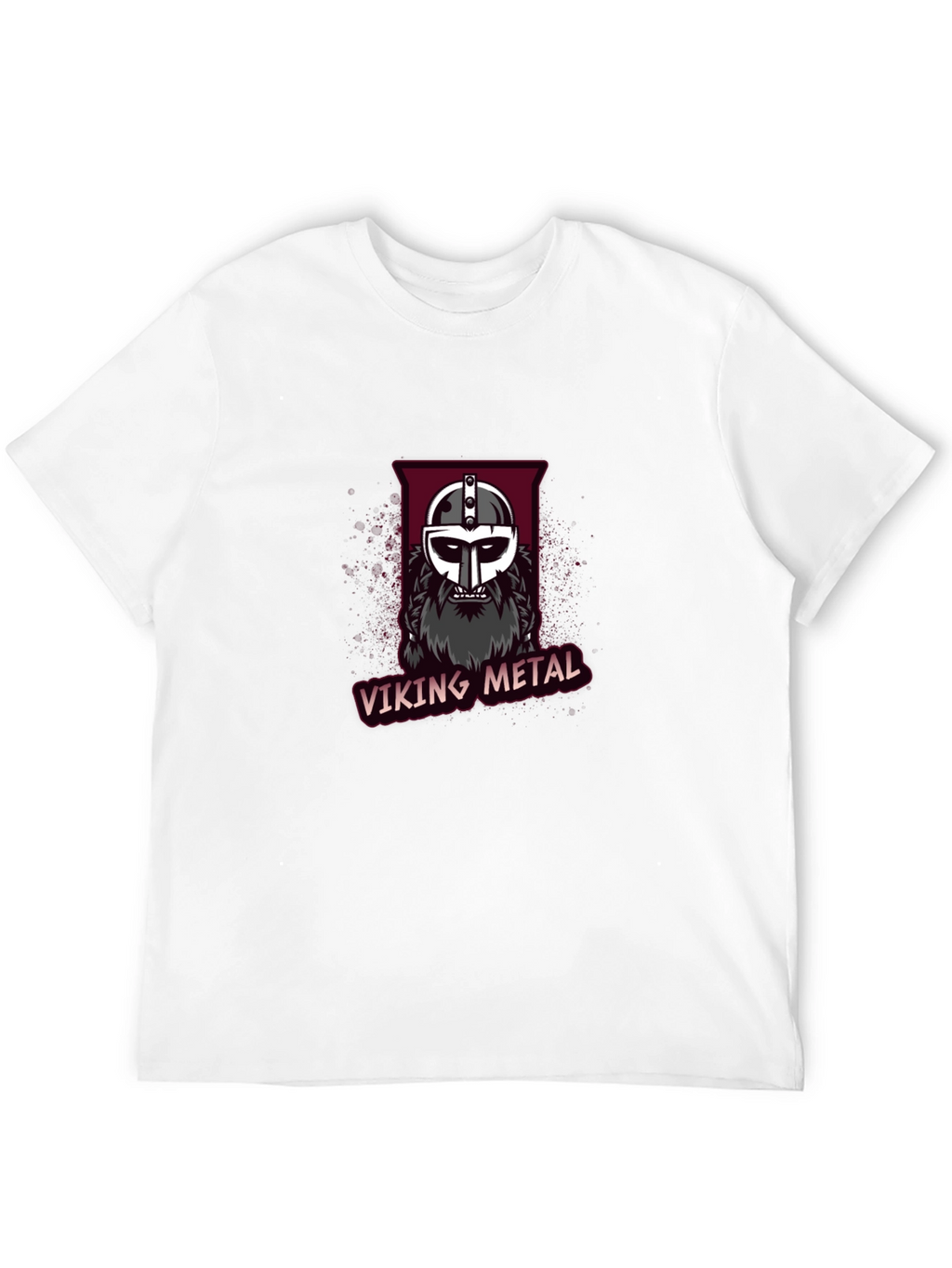 Viking Metal Graphic Tee - Black Cotton T-Shirt