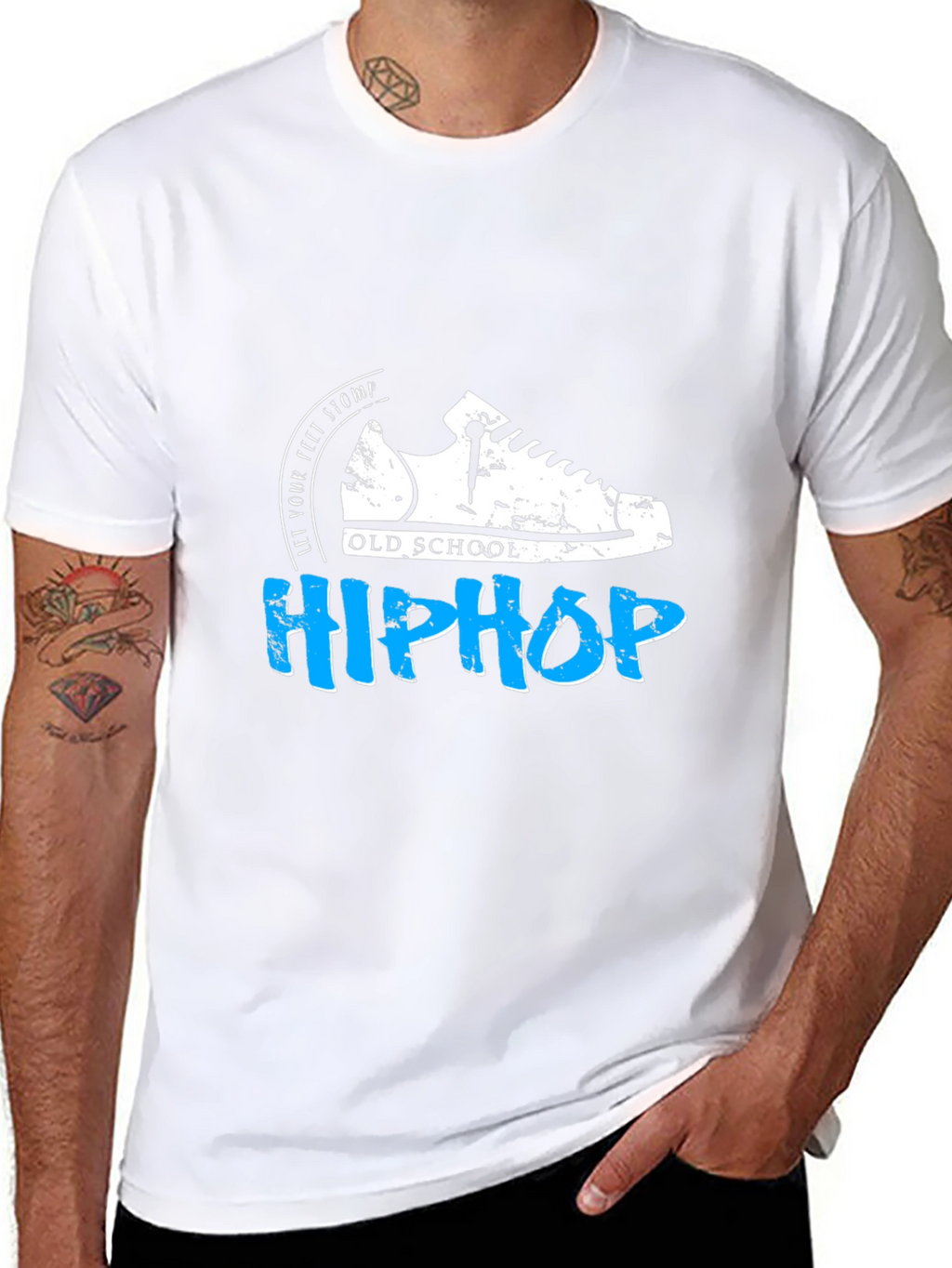 Old School Hip Hop Graphic Tee - Retro Style