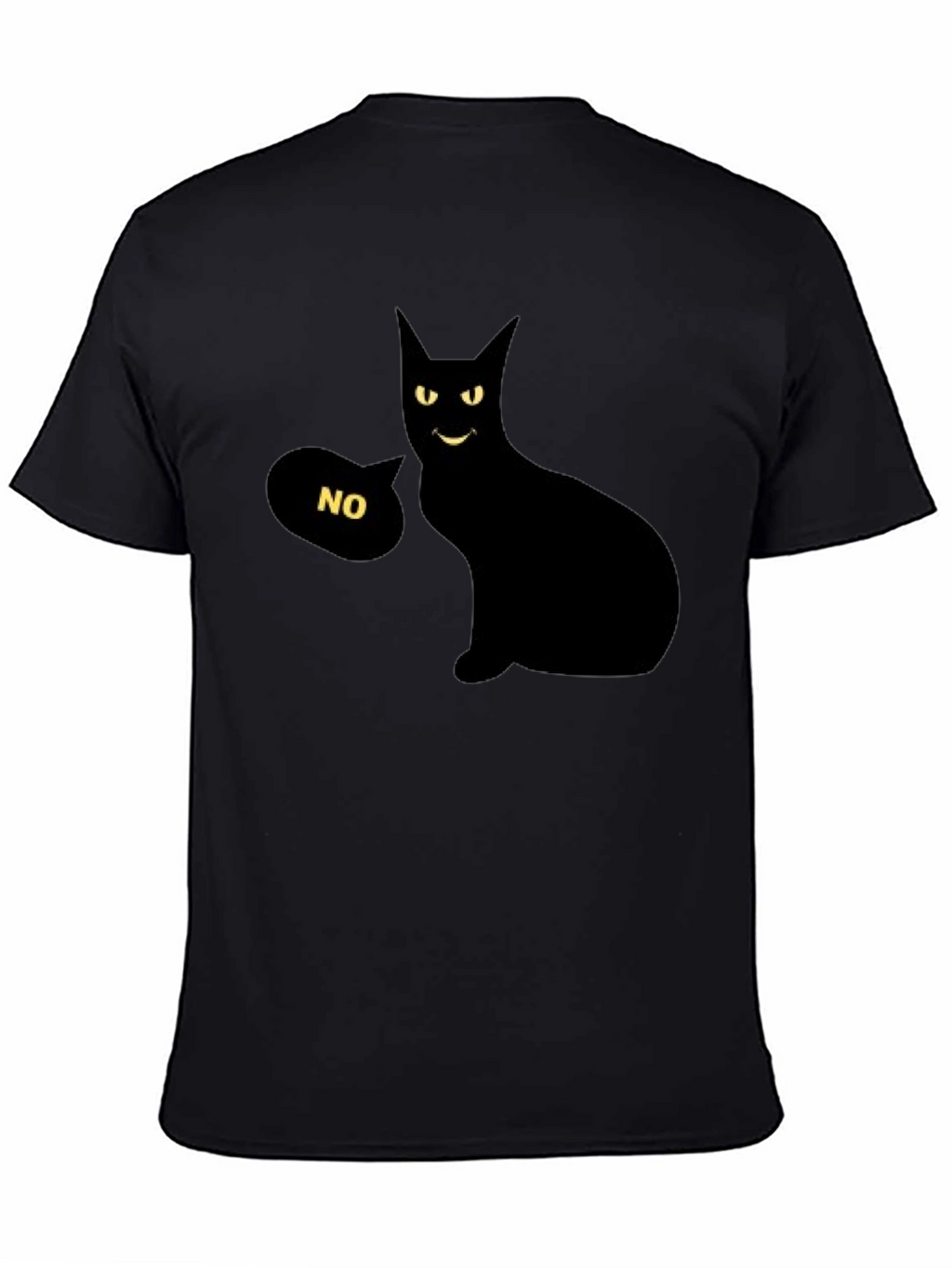 Funny Cat Graphic Tee - No Attitude