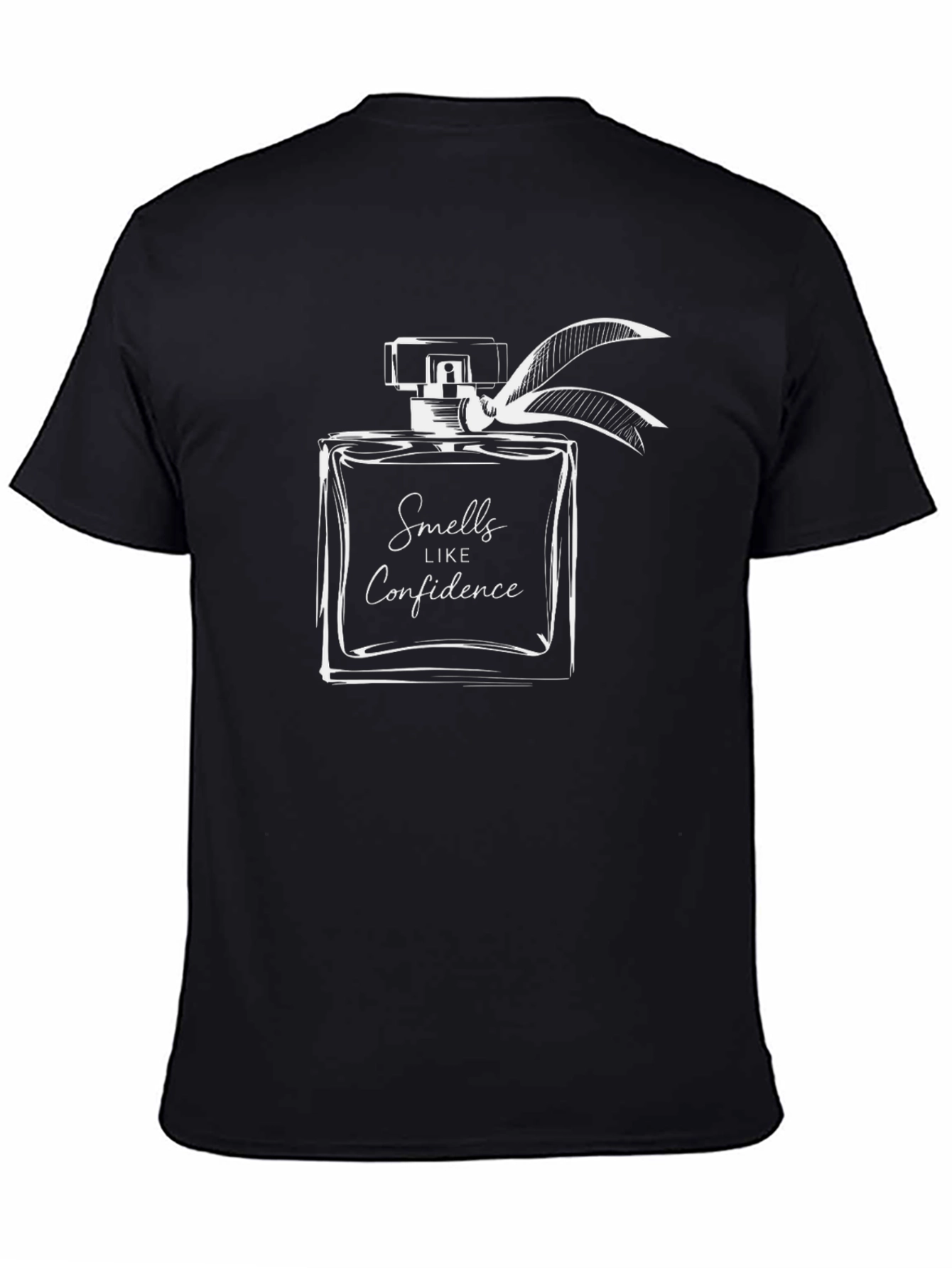 Smells Like Confidence Black Graphic Tee