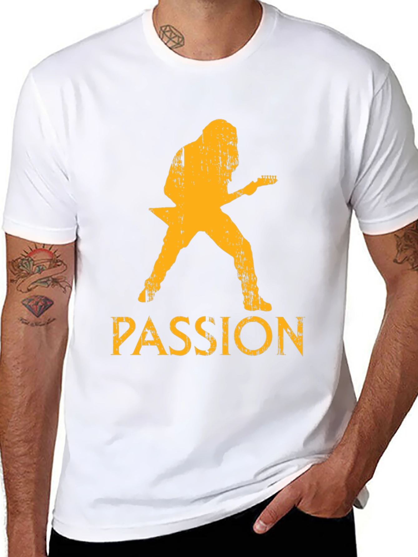 Passion Guitarist Black T-Shirt