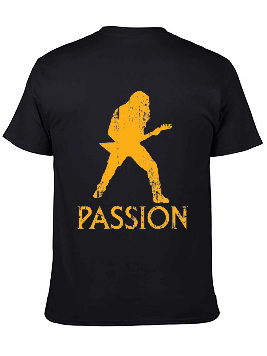 Passion Guitarist Black T-Shirt