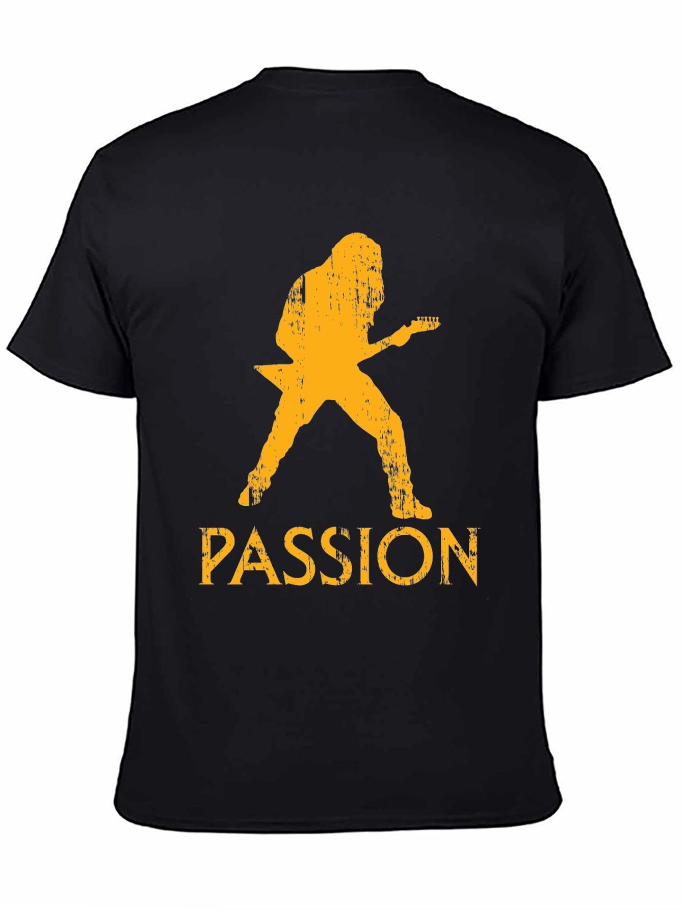 Passion Guitarist Black T-Shirt