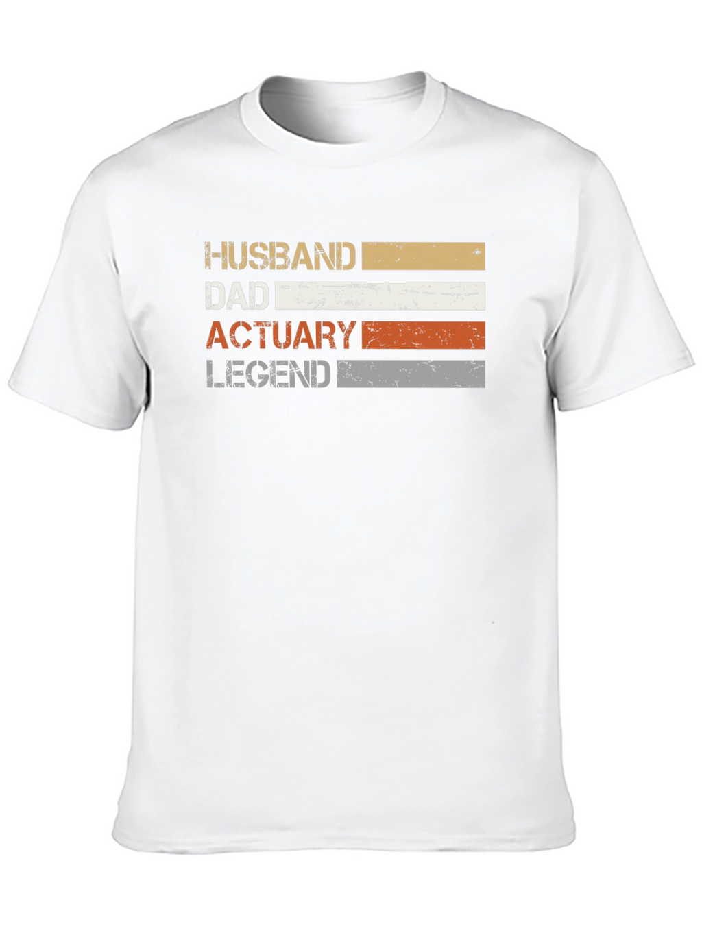 Husband Dad Actuary Legend Graphic T-Shirt