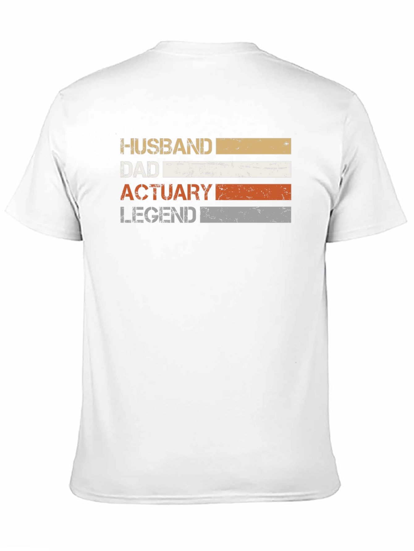 Husband Dad Actuary Legend Graphic T-Shirt