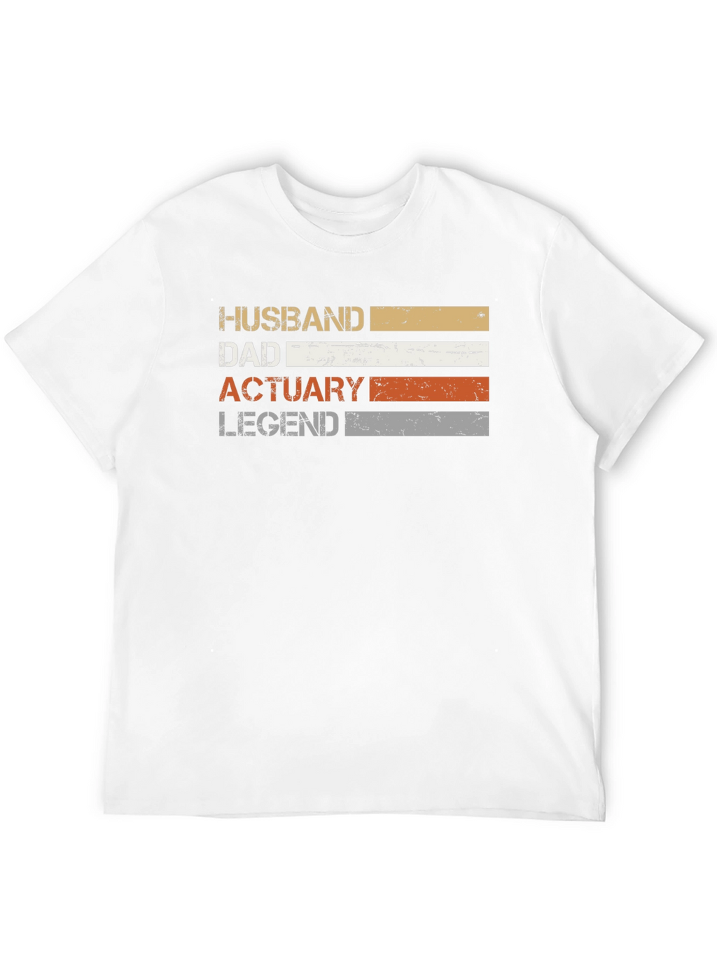 Husband Dad Actuary Legend Graphic T-Shirt