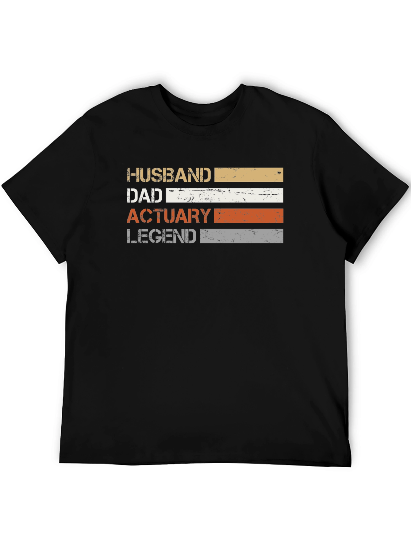 Husband Dad Actuary Legend Graphic T-Shirt