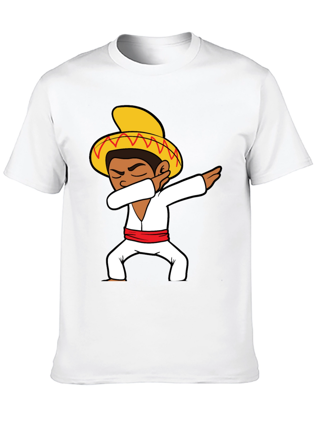 Dabbing Sombrero Graphic T-Shirt