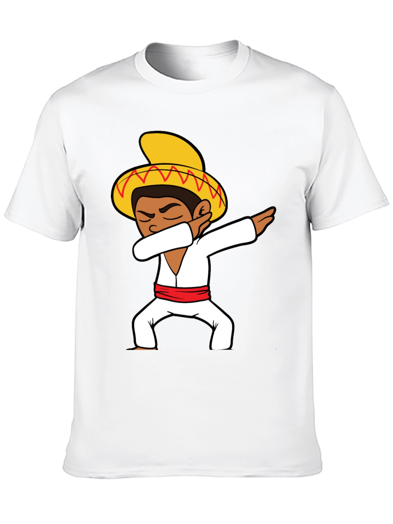 Dabbing Sombrero Graphic T-Shirt