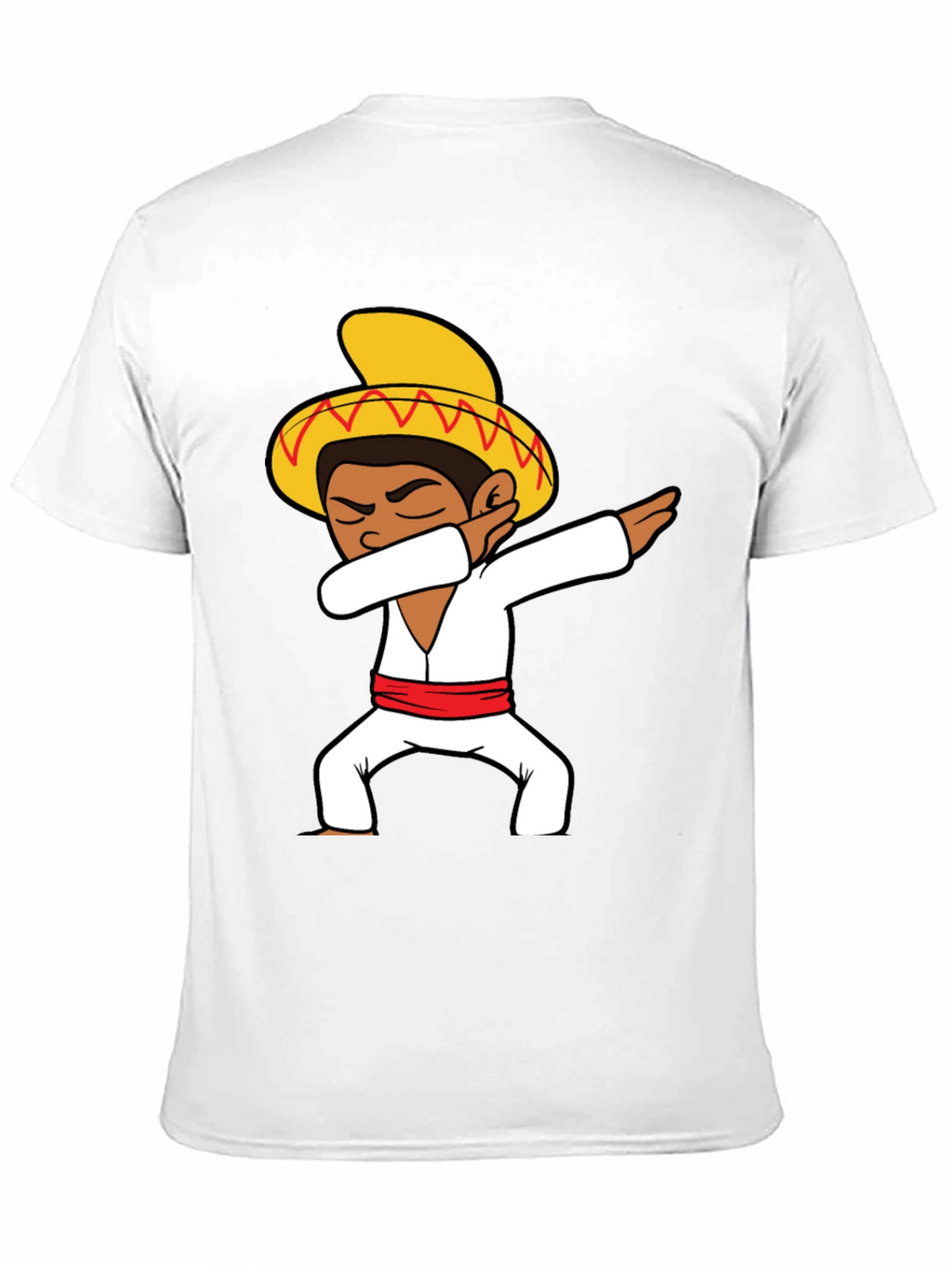 Dabbing Sombrero Graphic T-Shirt