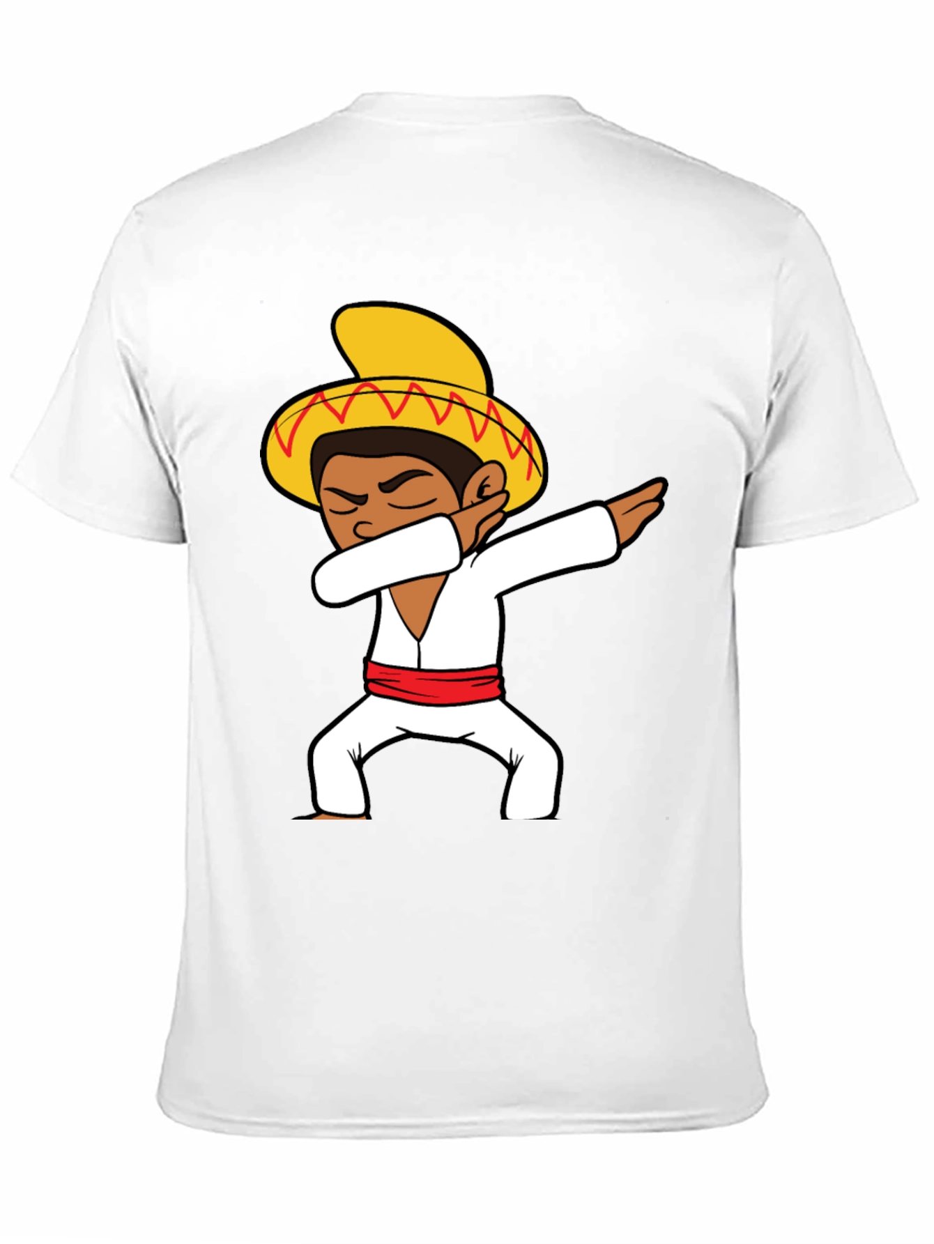 Dabbing Sombrero Graphic T-Shirt