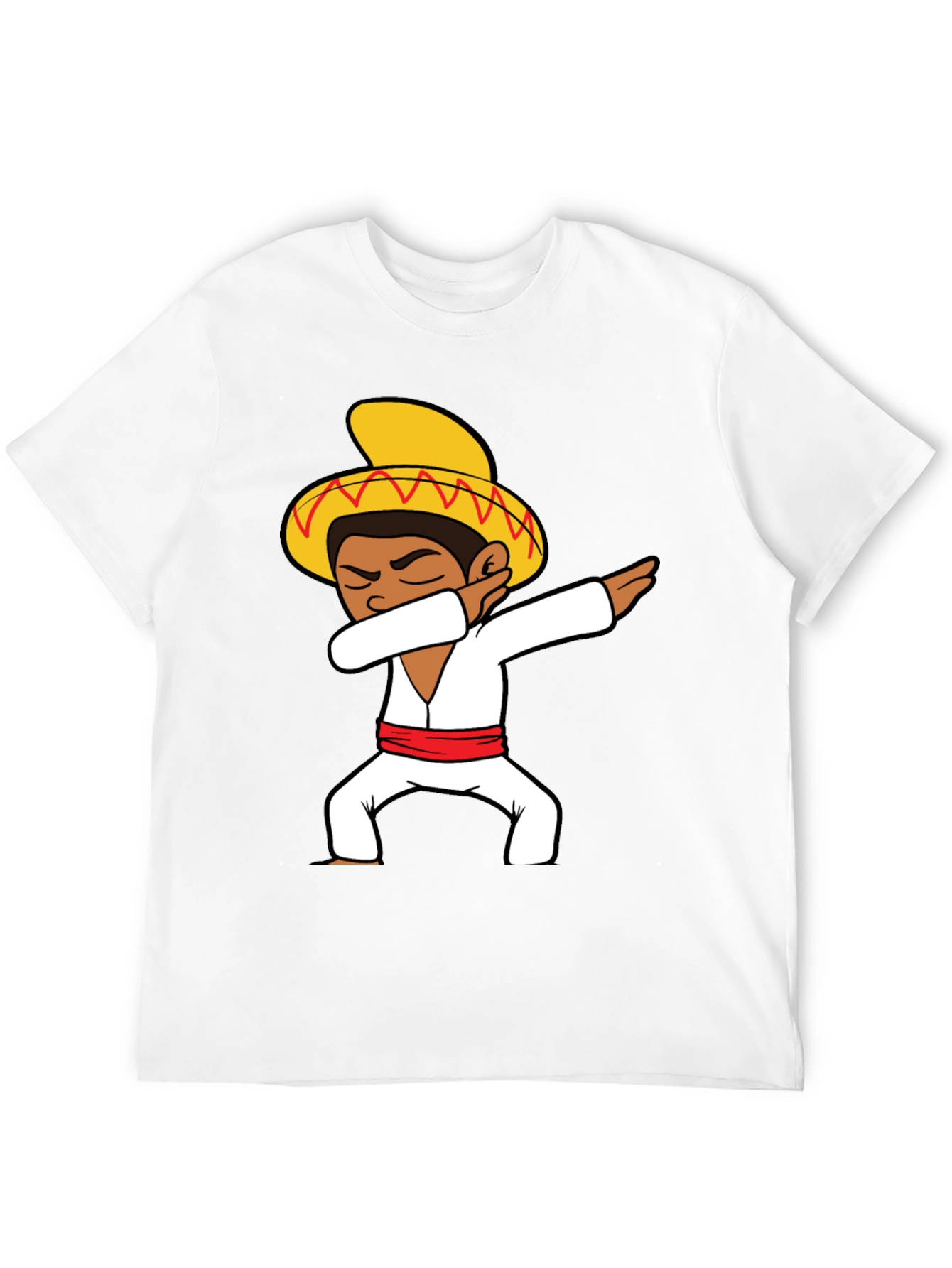 Dabbing Sombrero Graphic T-Shirt