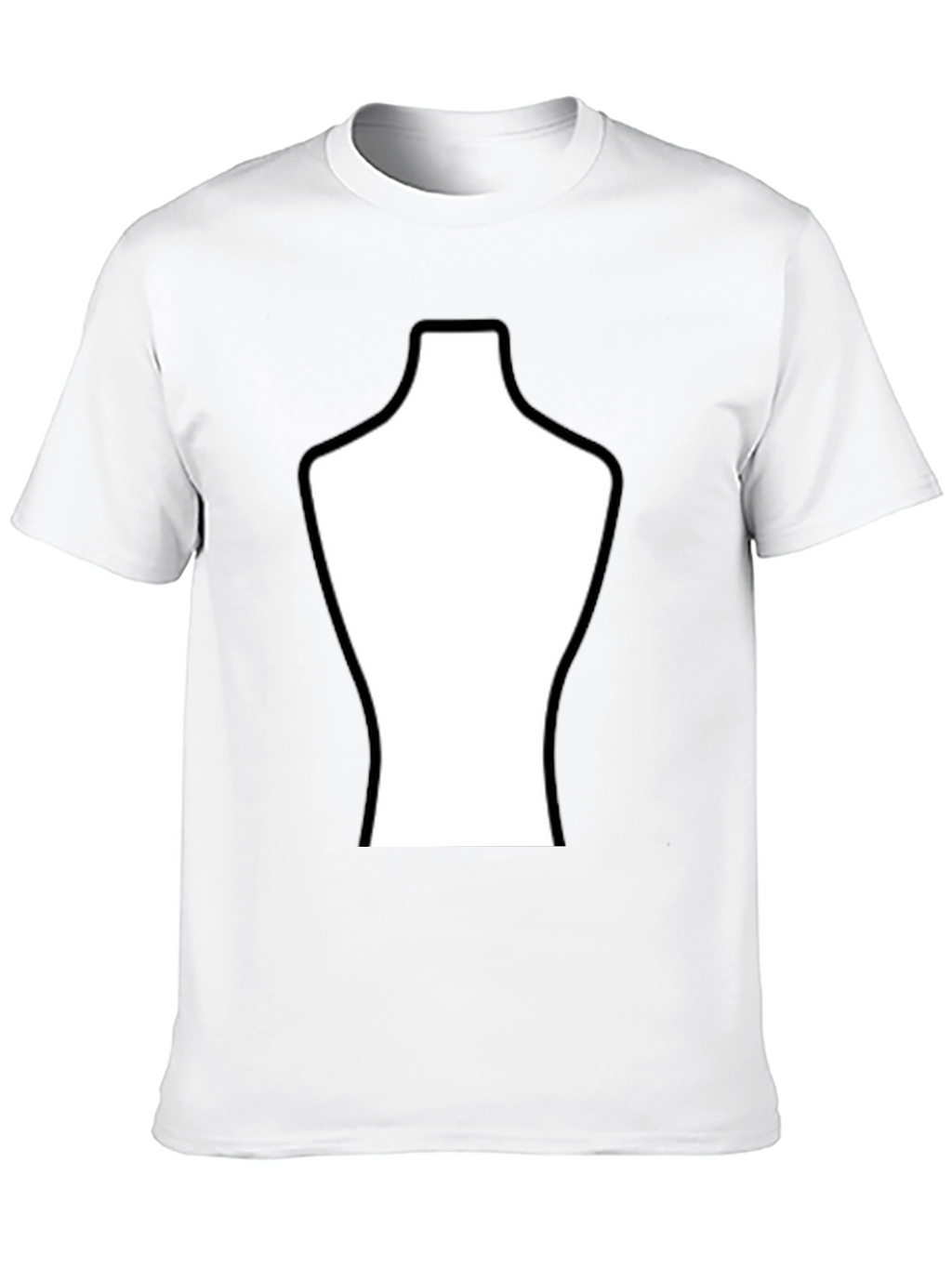 Mannequin T-Shirt - Blank Body Outline