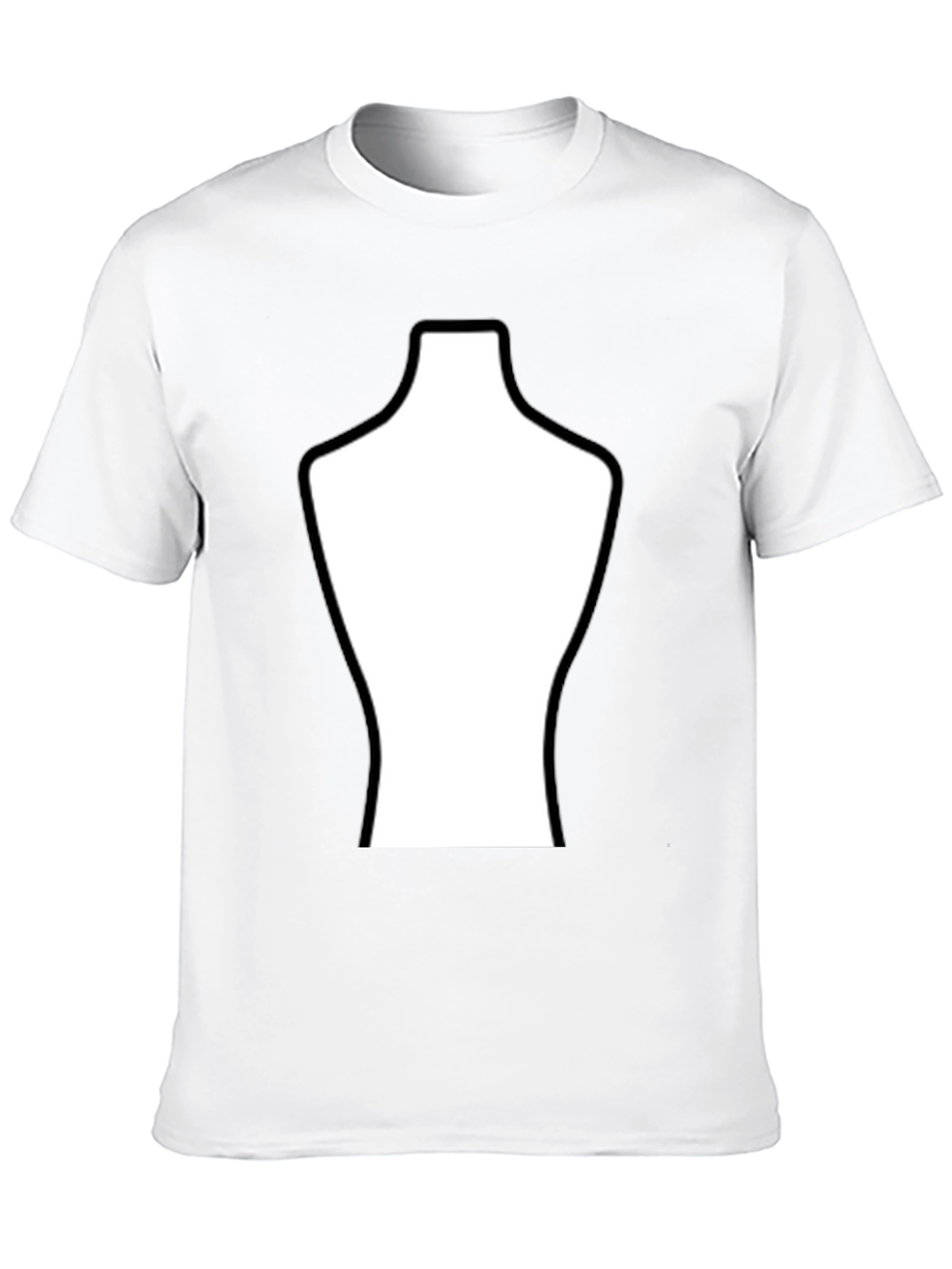 Mannequin T-Shirt - Blank Body Outline