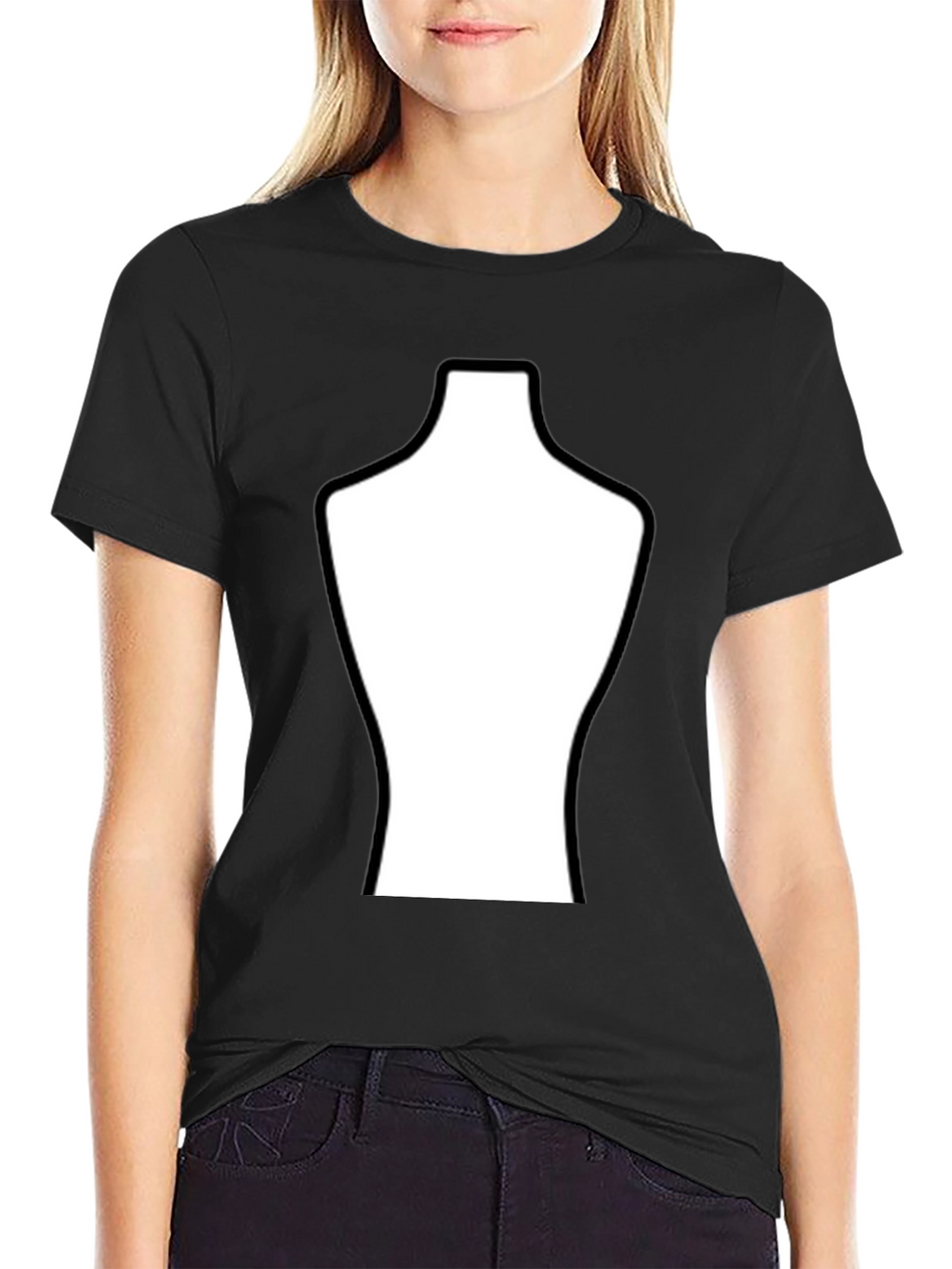 Mannequin T-Shirt - Blank Body Outline
