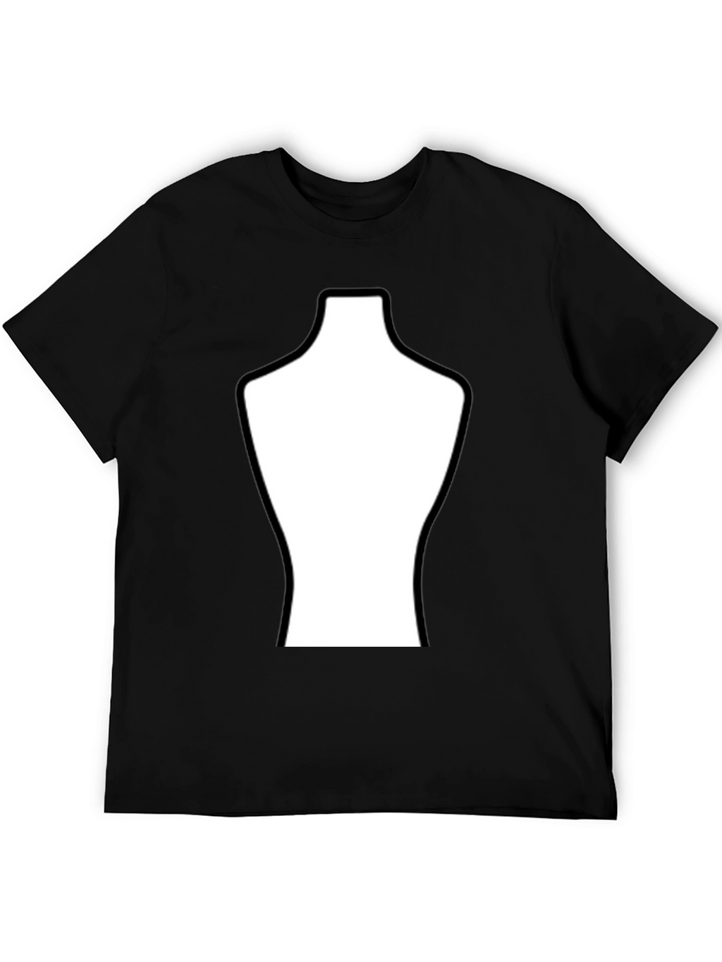 Mannequin T-Shirt - Blank Body Outline
