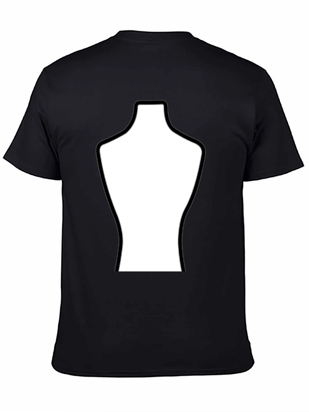 Mannequin T-Shirt - Blank Body Outline