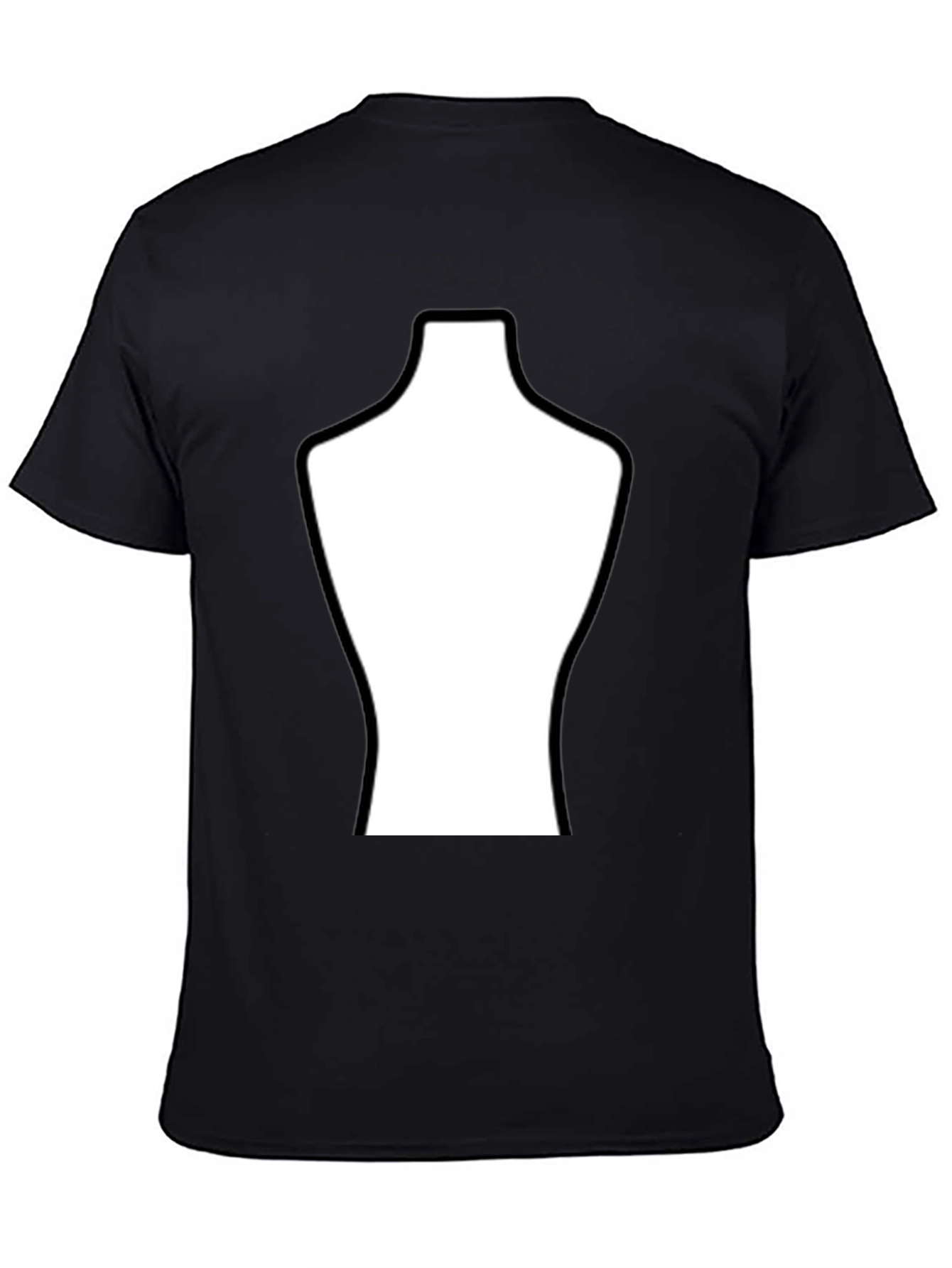 Mannequin T-Shirt - Blank Body Outline
