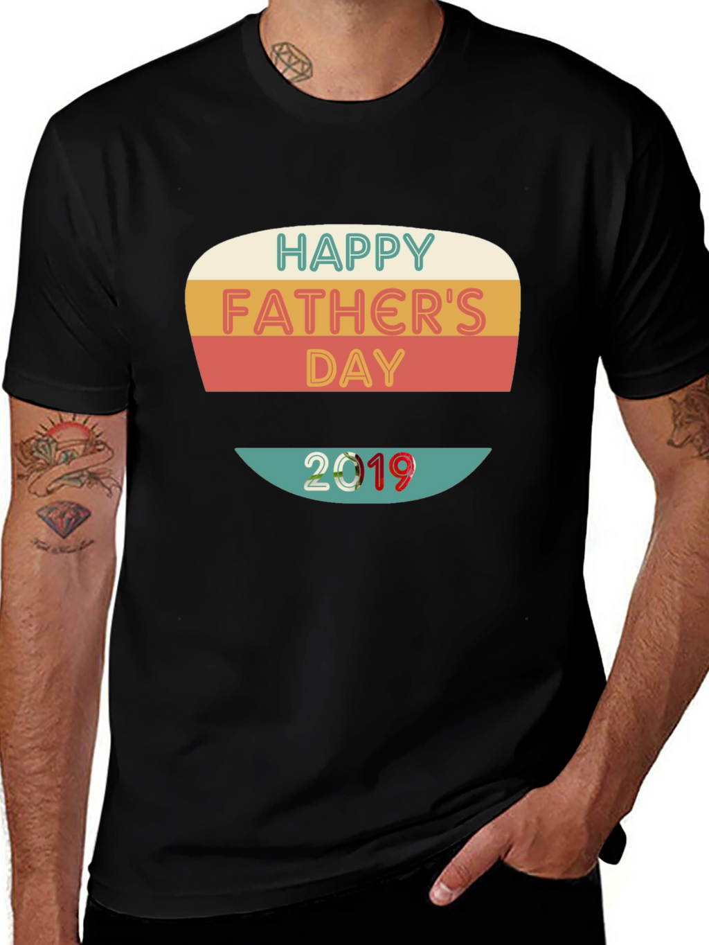 Retro Fathers Day 2019 Graphic Tee