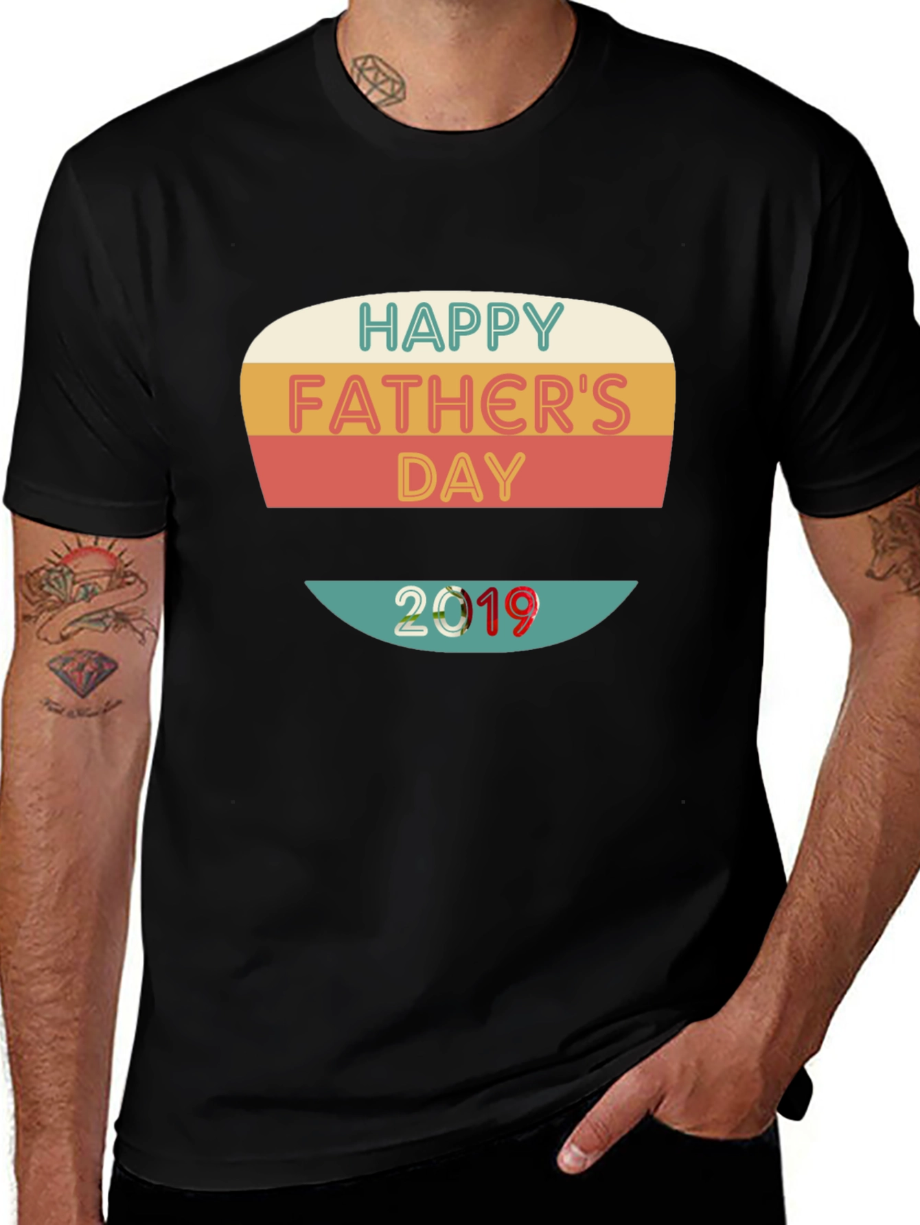 Retro Fathers Day 2019 Graphic Tee