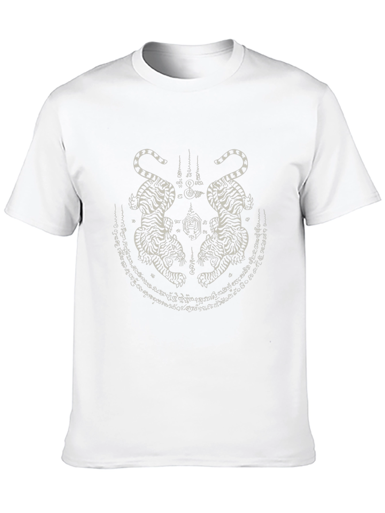 Black Tiger Tattoo Graphic Tee