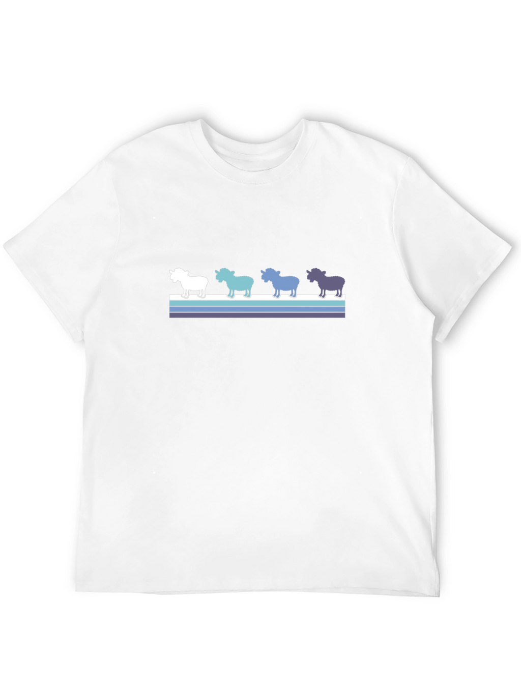 Retro Rhinos Black T-Shirt