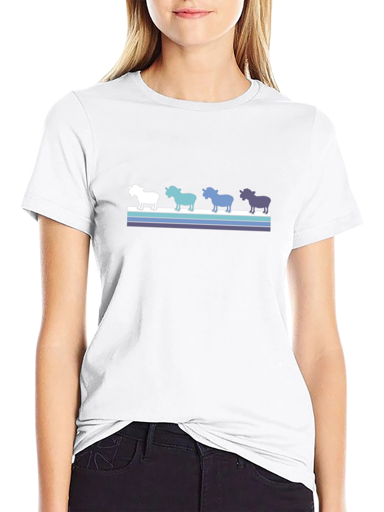 Retro Rhinos Black T-Shirt
