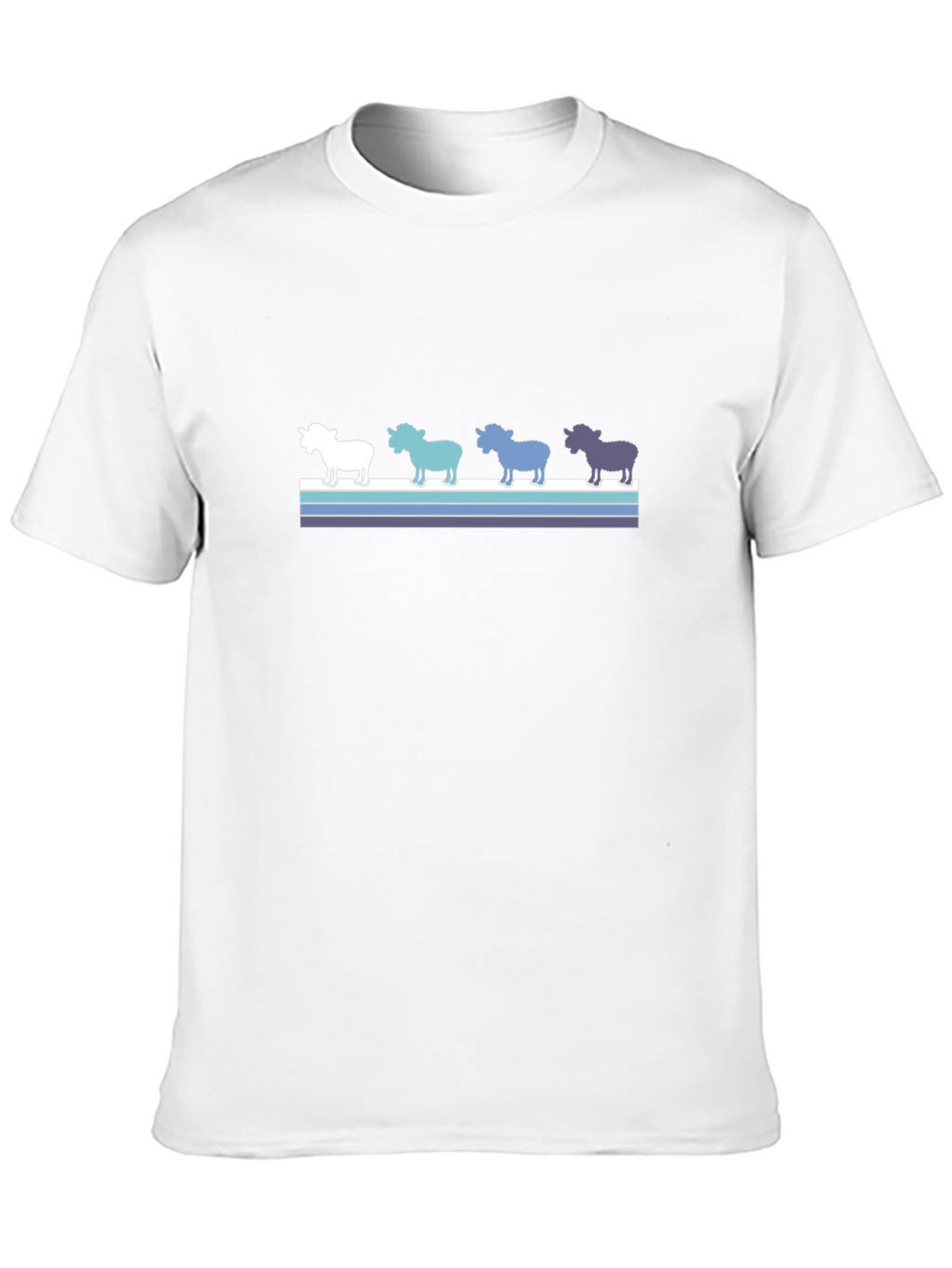 Retro Rhinos Black T-Shirt