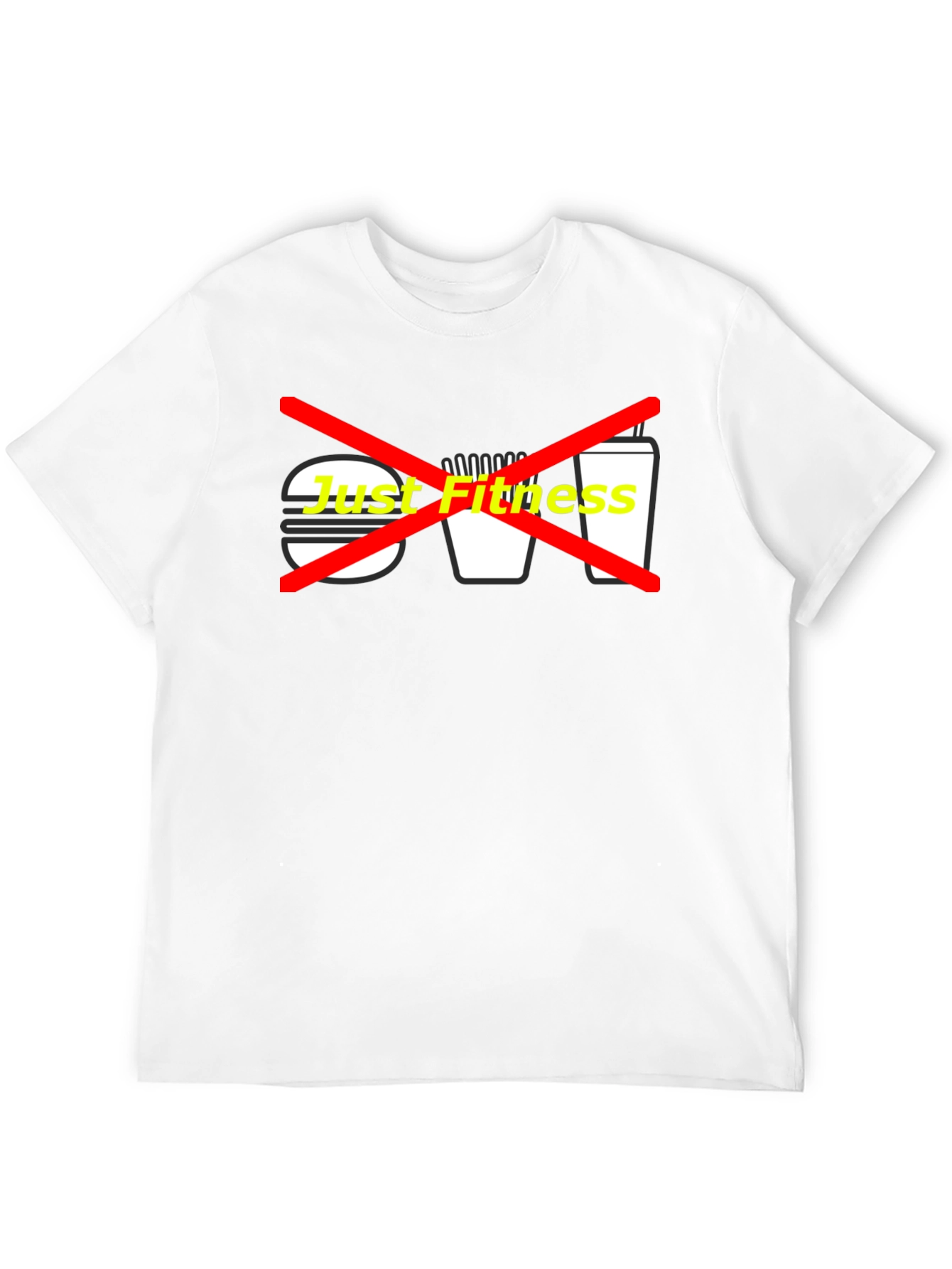 Just Fitness Graphic Tee - Black