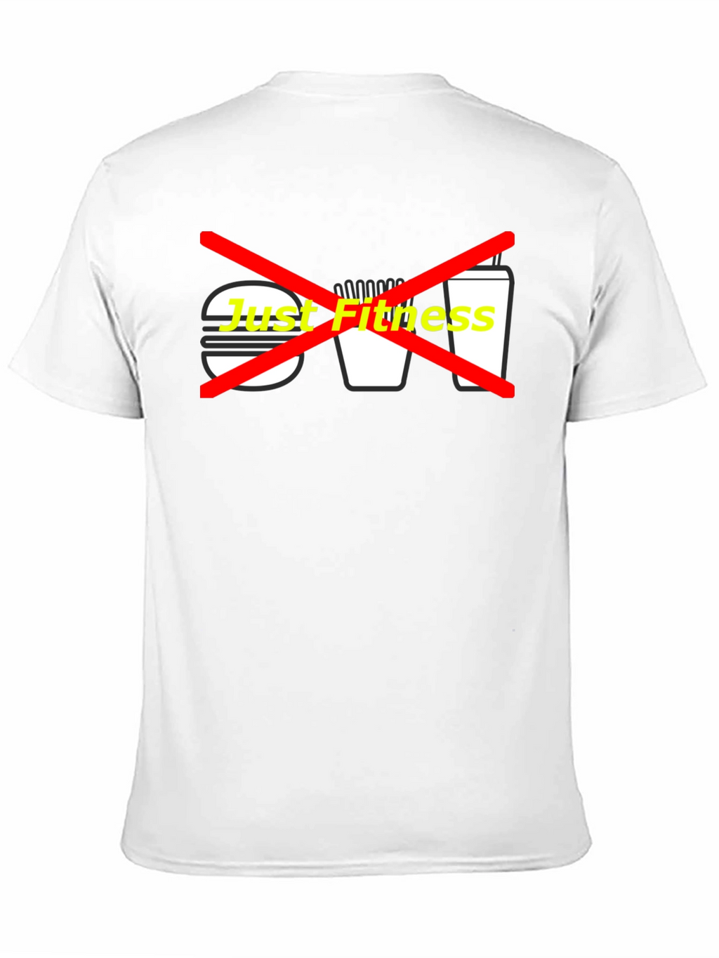 Just Fitness Graphic Tee - Black