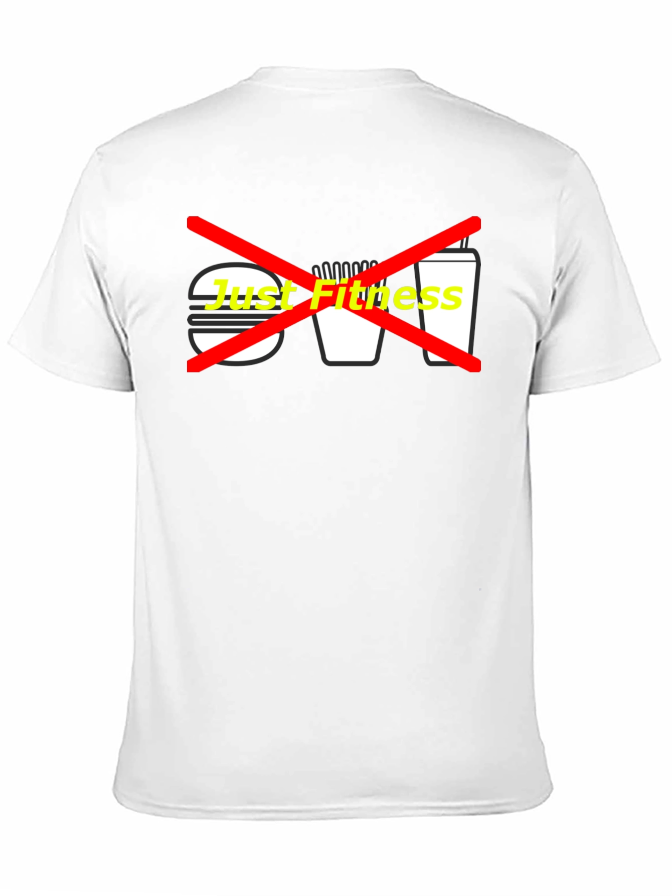 Just Fitness Graphic Tee - Black