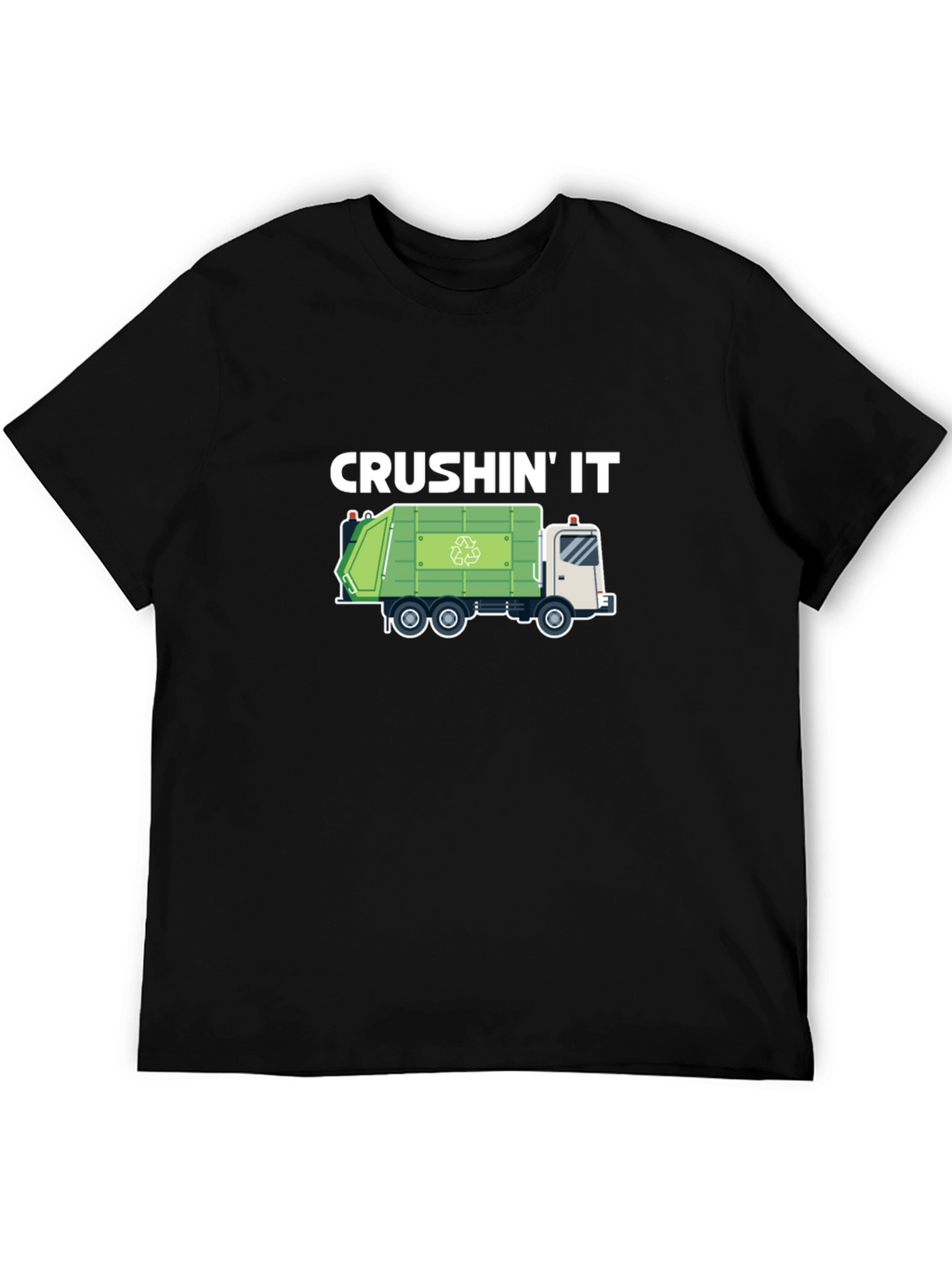 Crushin It Garbage Truck Graphic T-Shirt