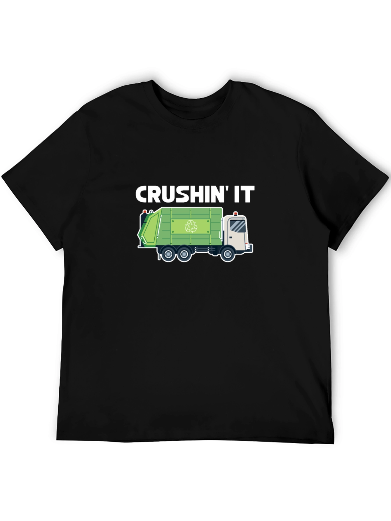 Crushin It Garbage Truck Graphic T-Shirt